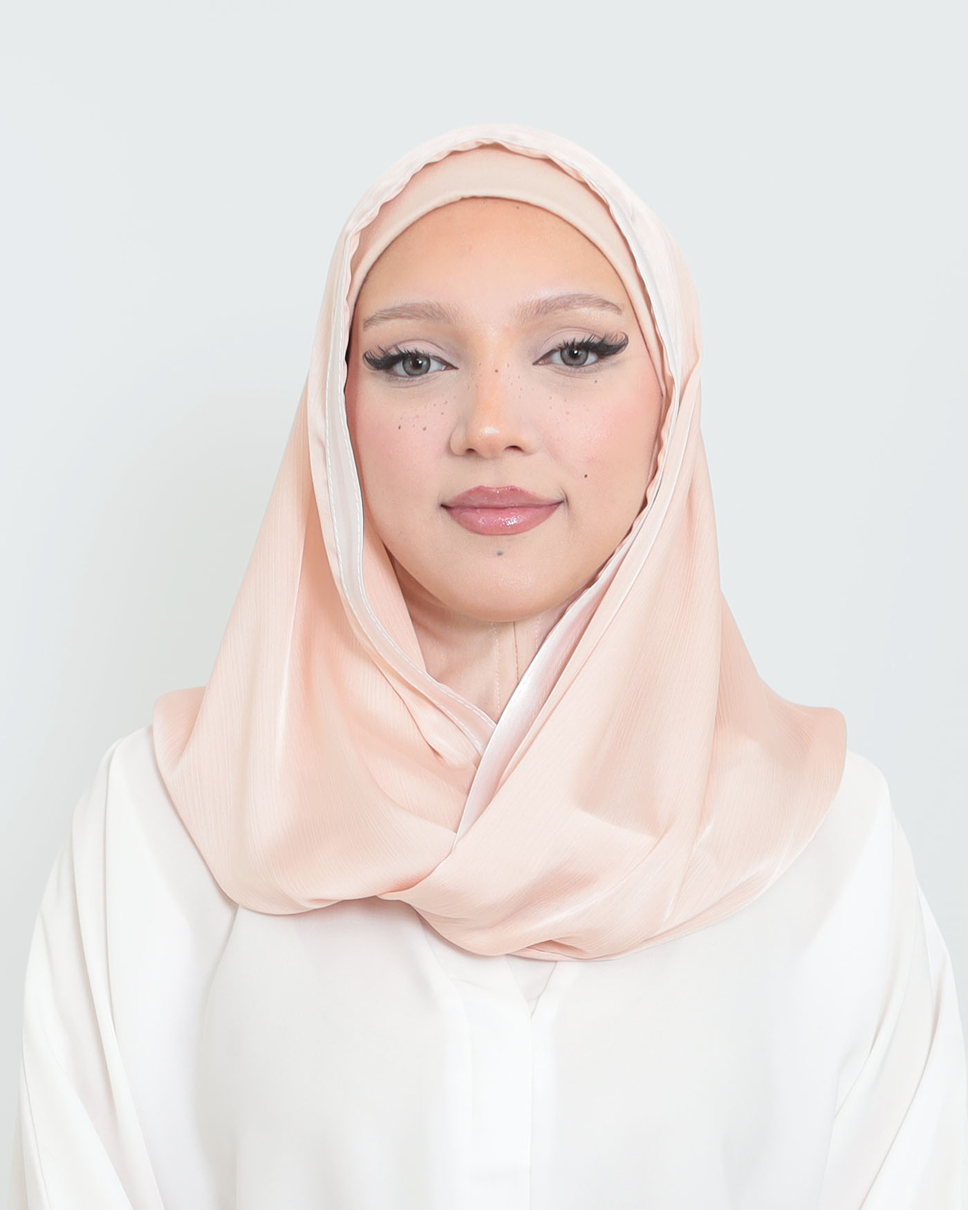 Hijab - Instant Satin - Ljusrosa