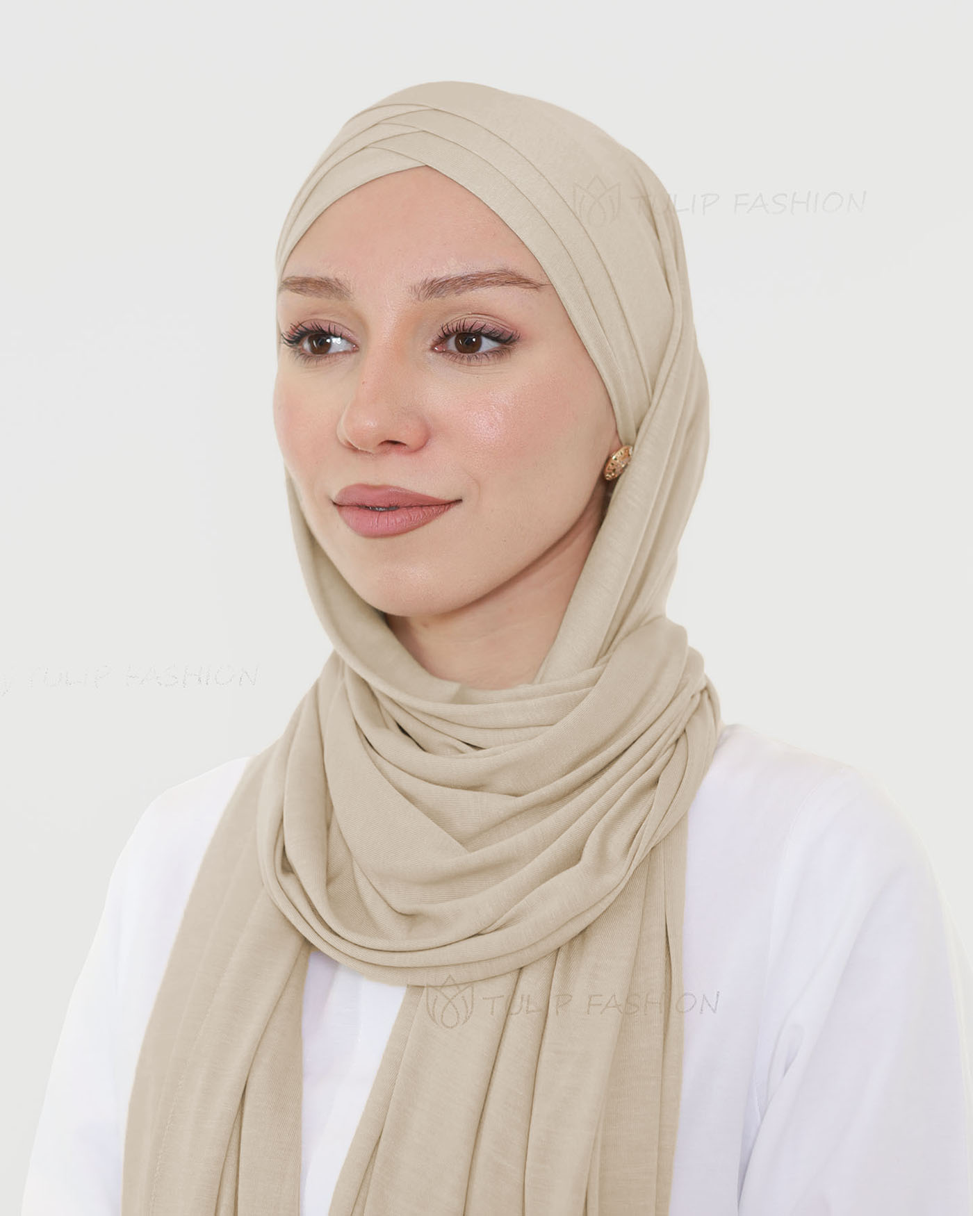 Hijab - Instant Jersey Cross - Brunt socker