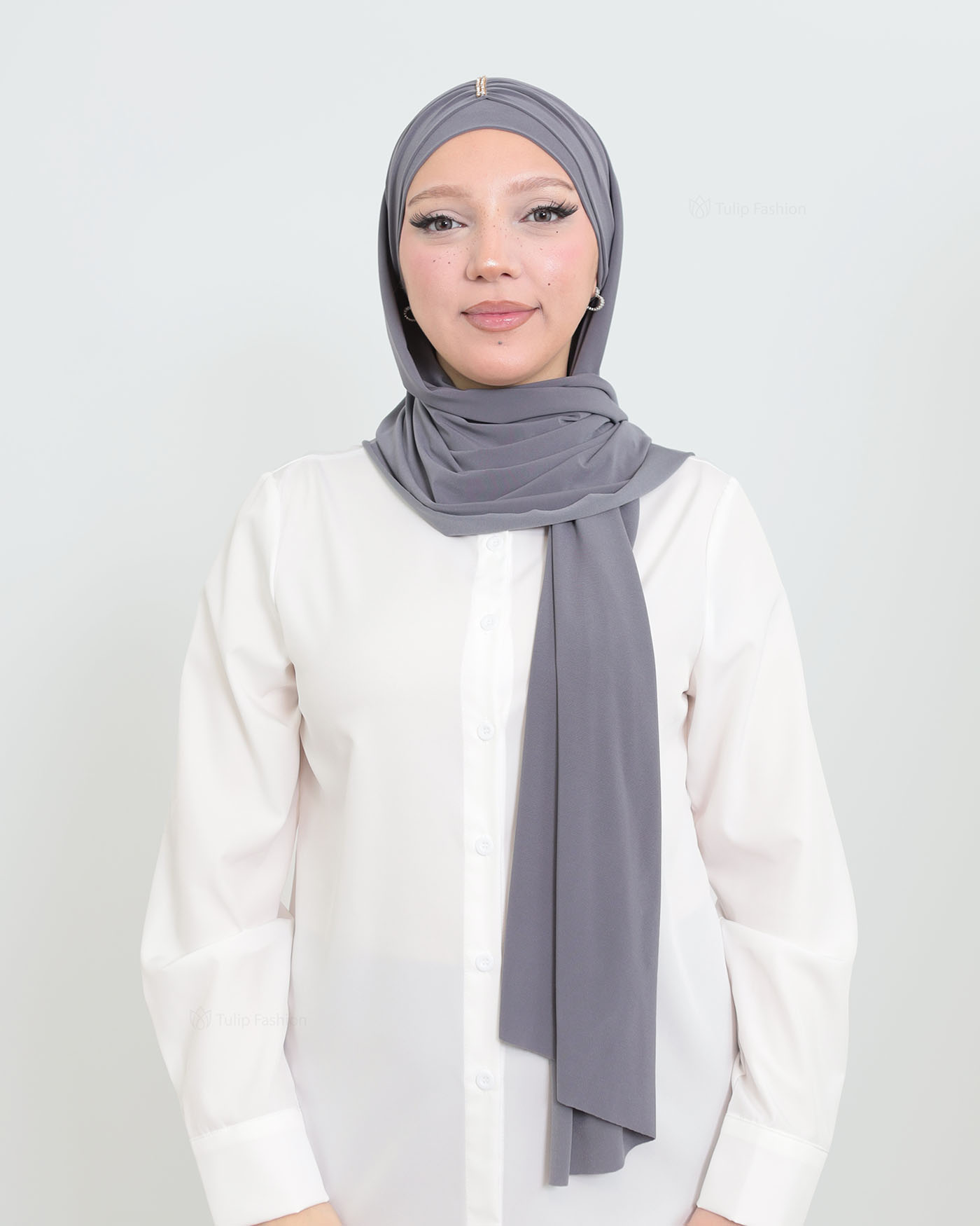 Turban - Soraya - Grå