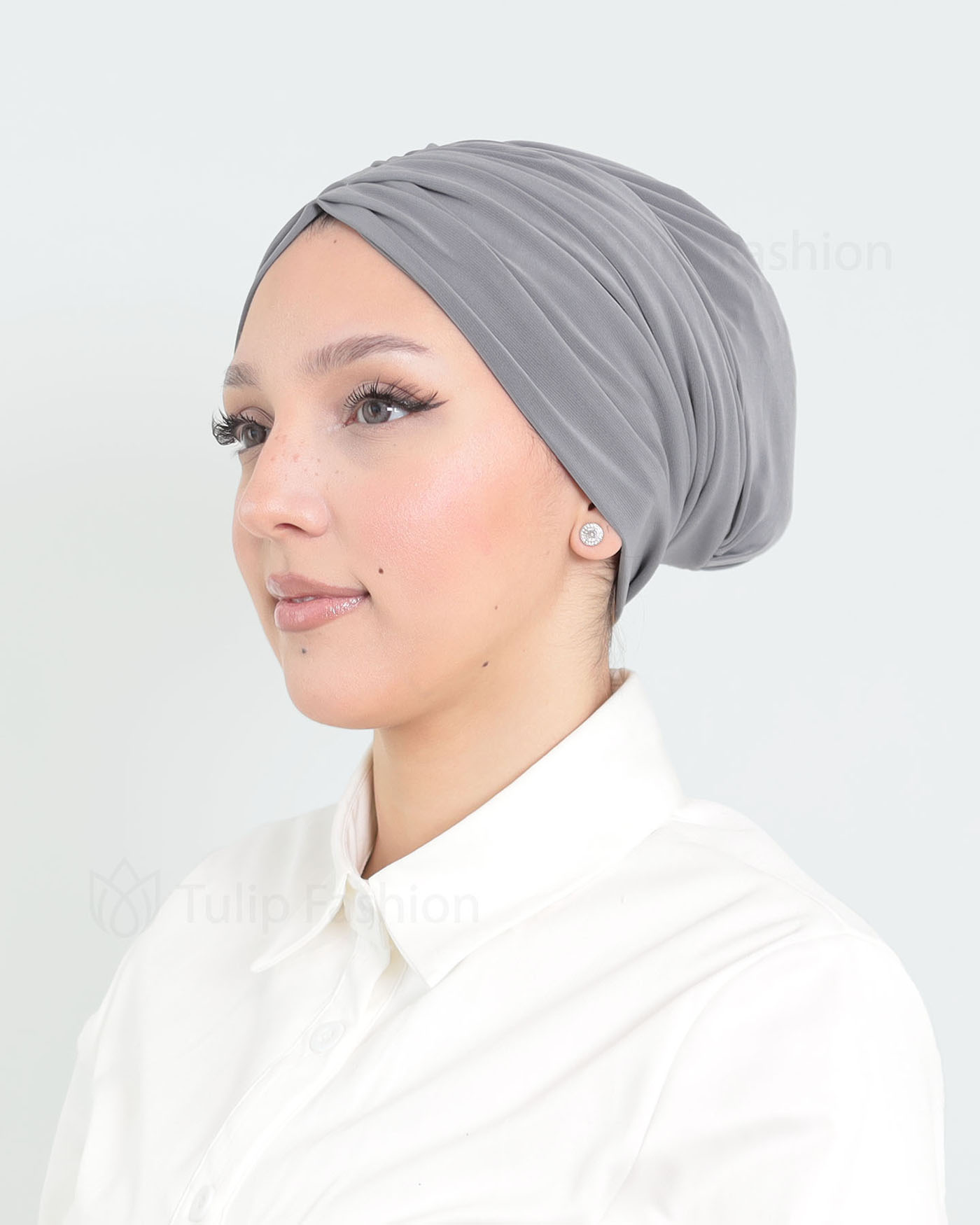 Turban - Lotus - Ljusgrå