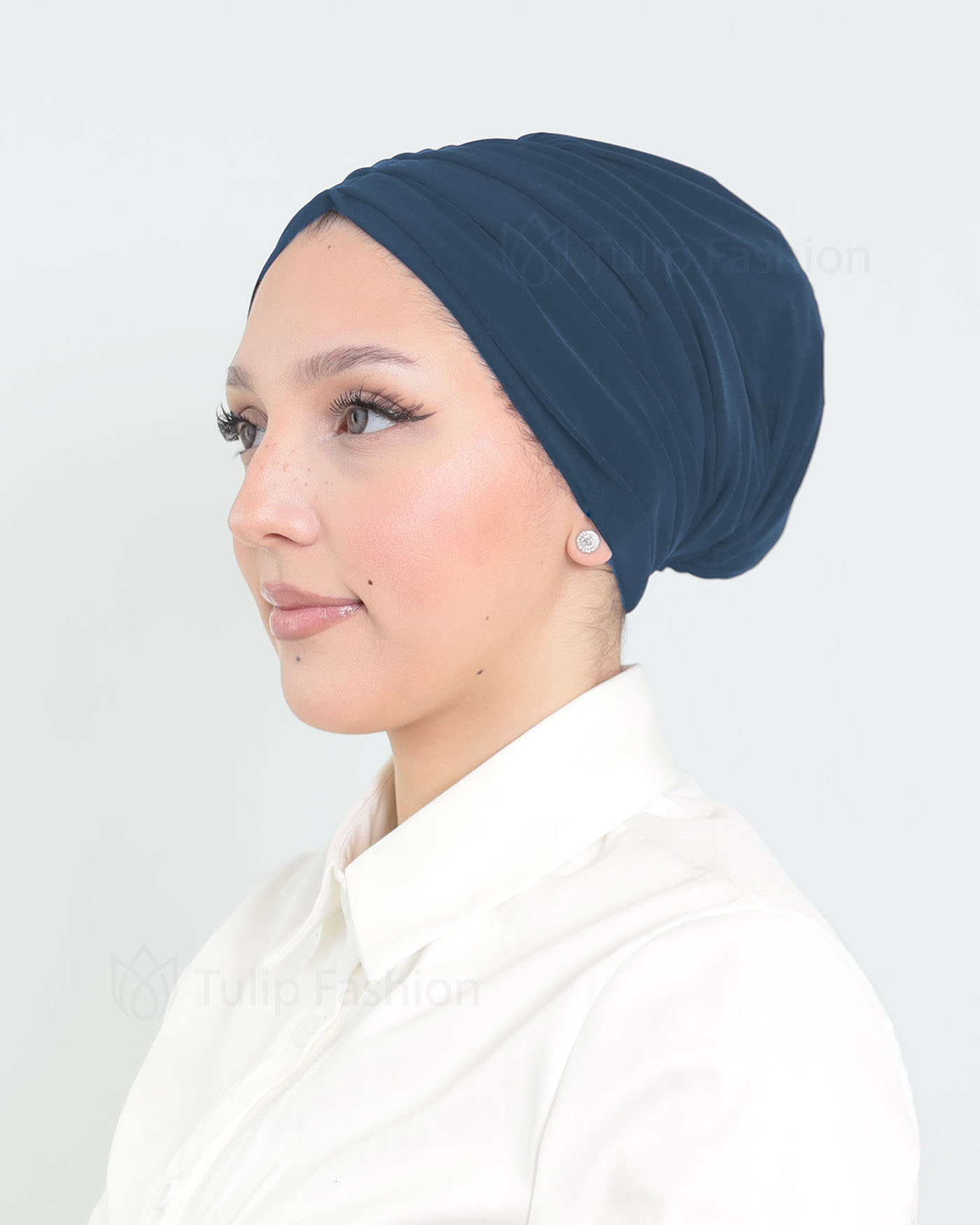 Turban - Lotus - Royal Blå