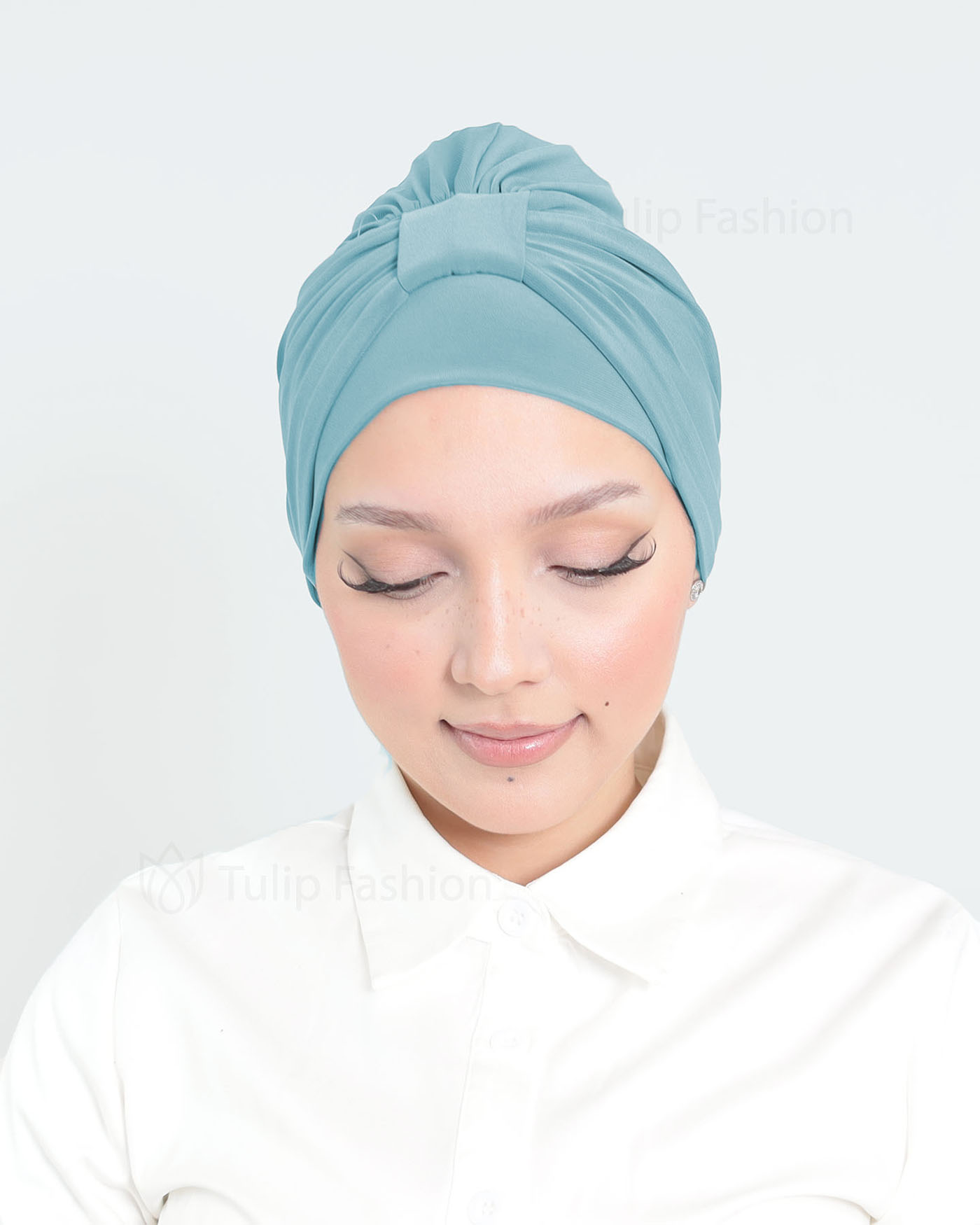 Turban - Lavender - Himmelsblå