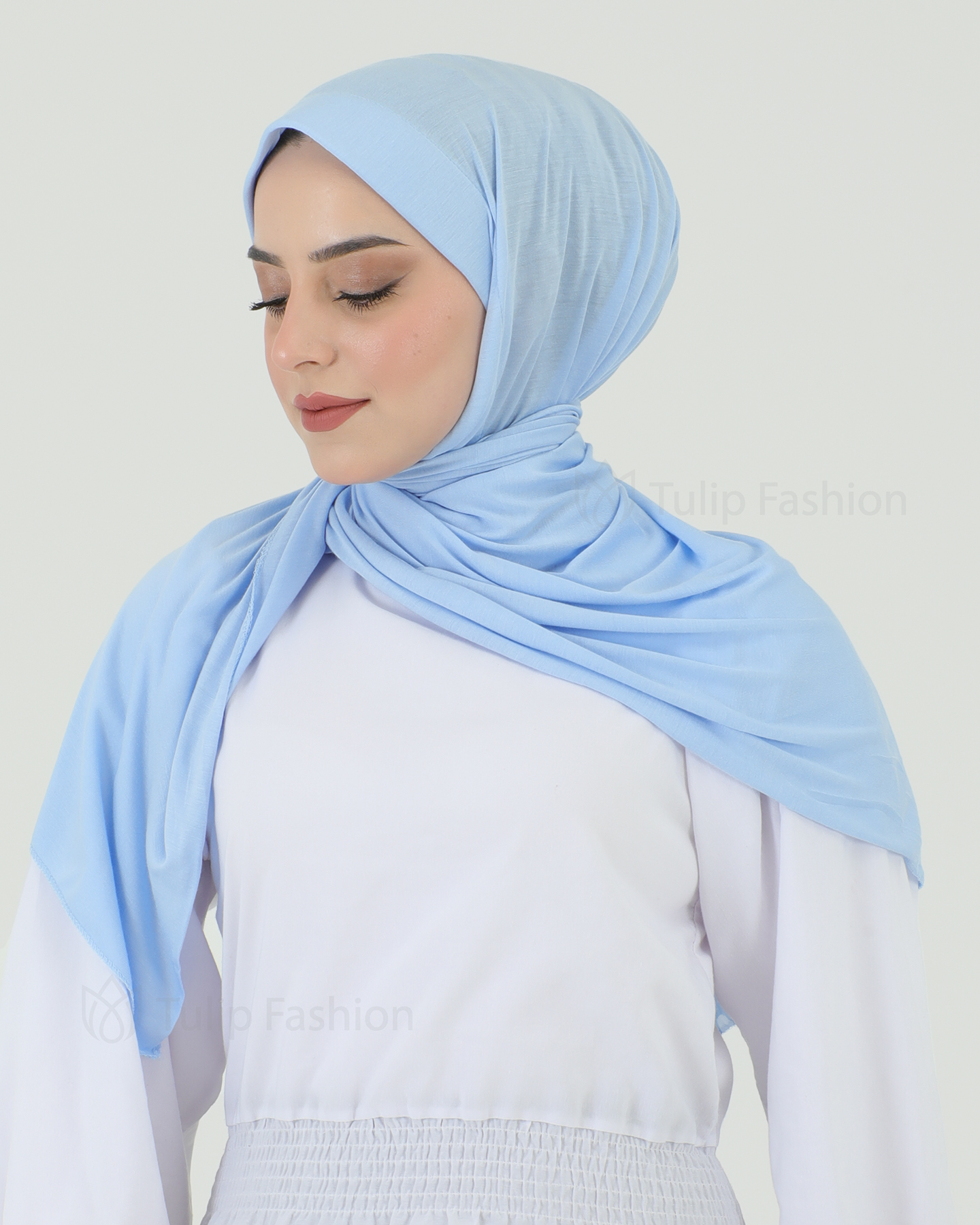 Hijab - Instant Jersey - Himmelsblå
