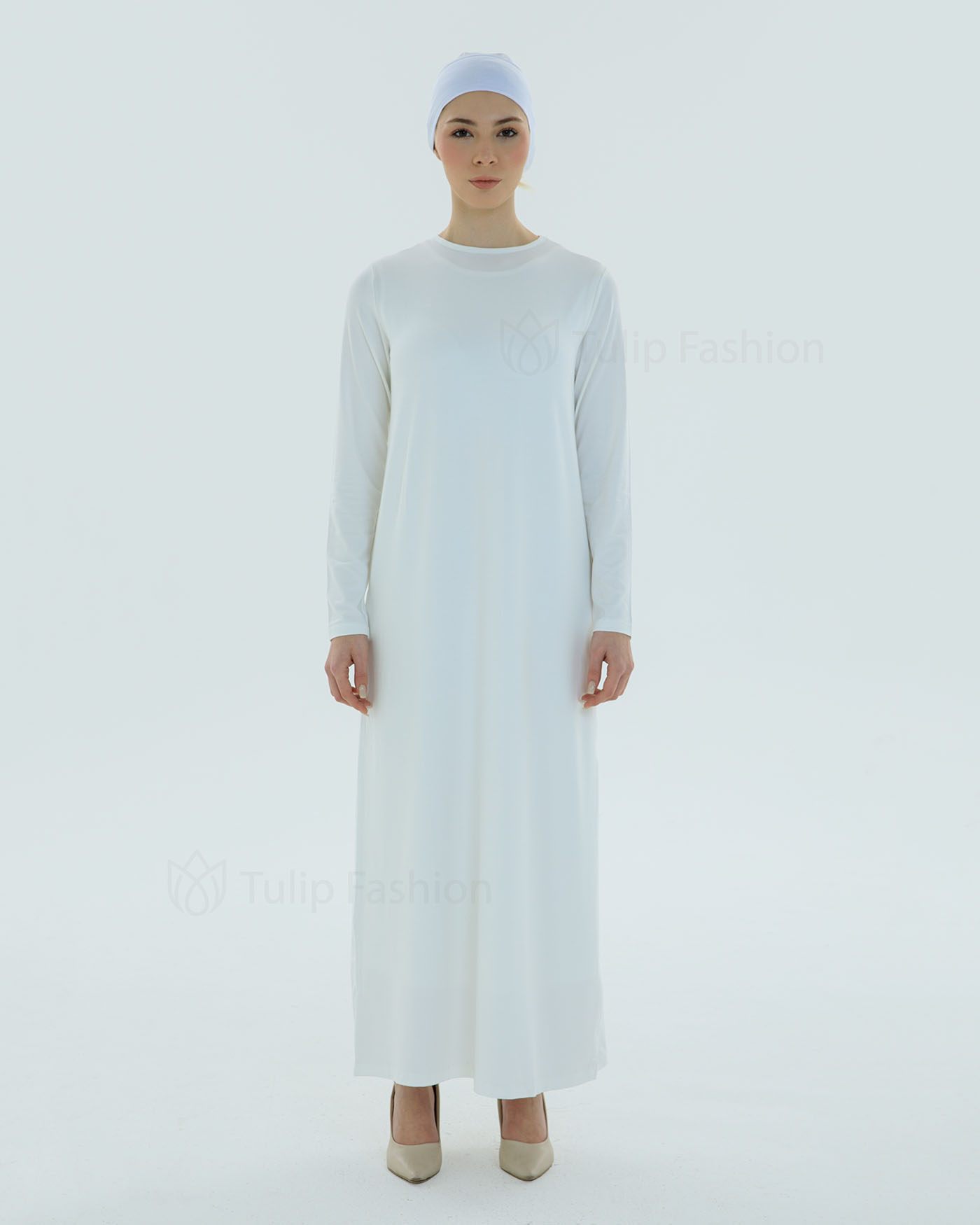 Underklänning - Jersey - Off-White