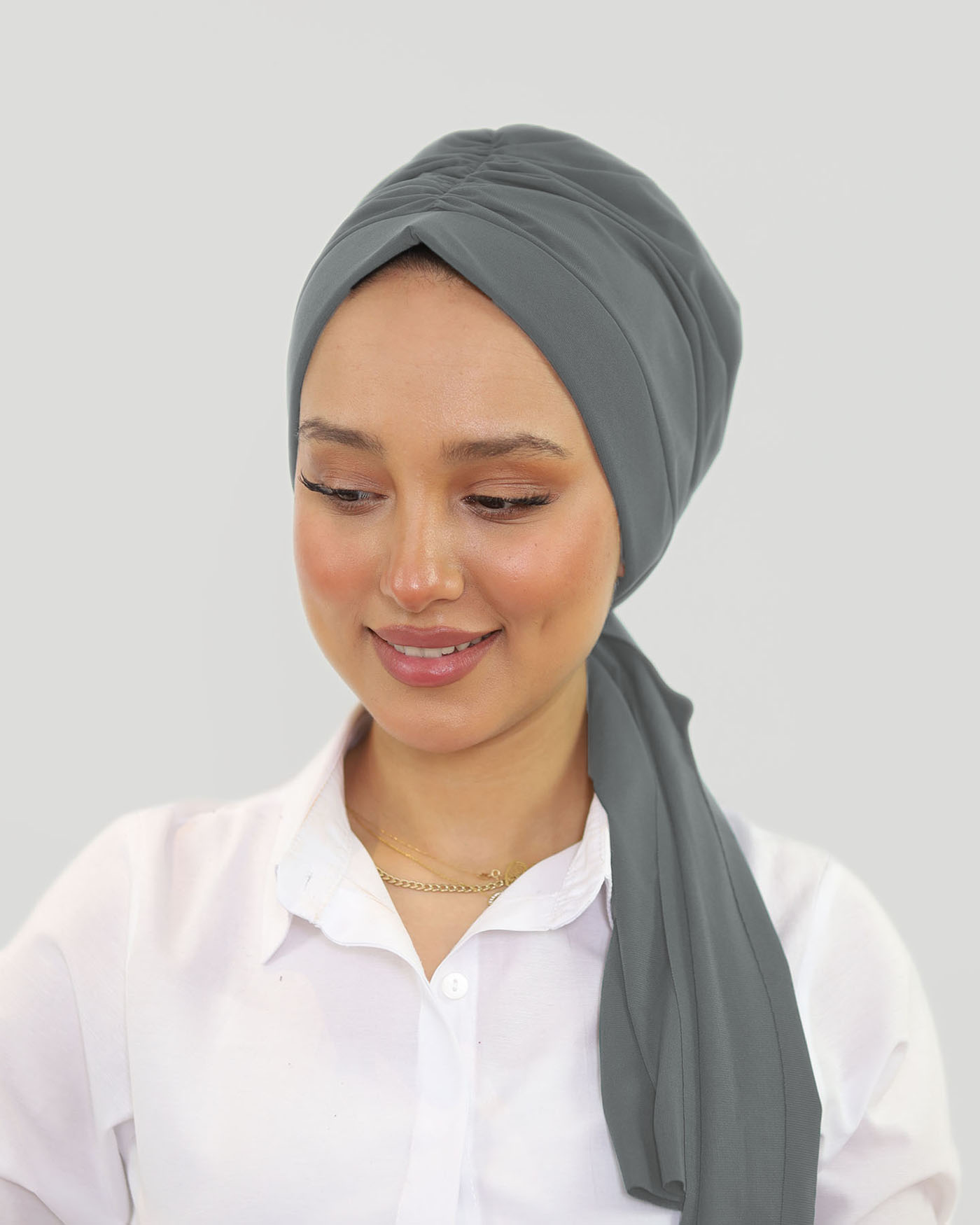 Turban - Fay - Medelgrå