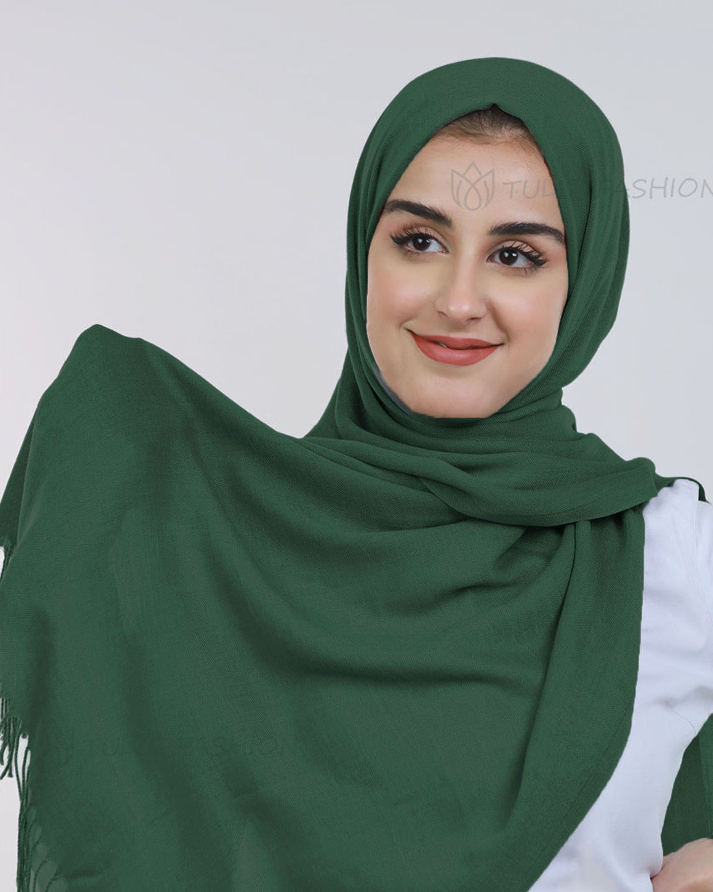 Hijab - Pashmina - Grön