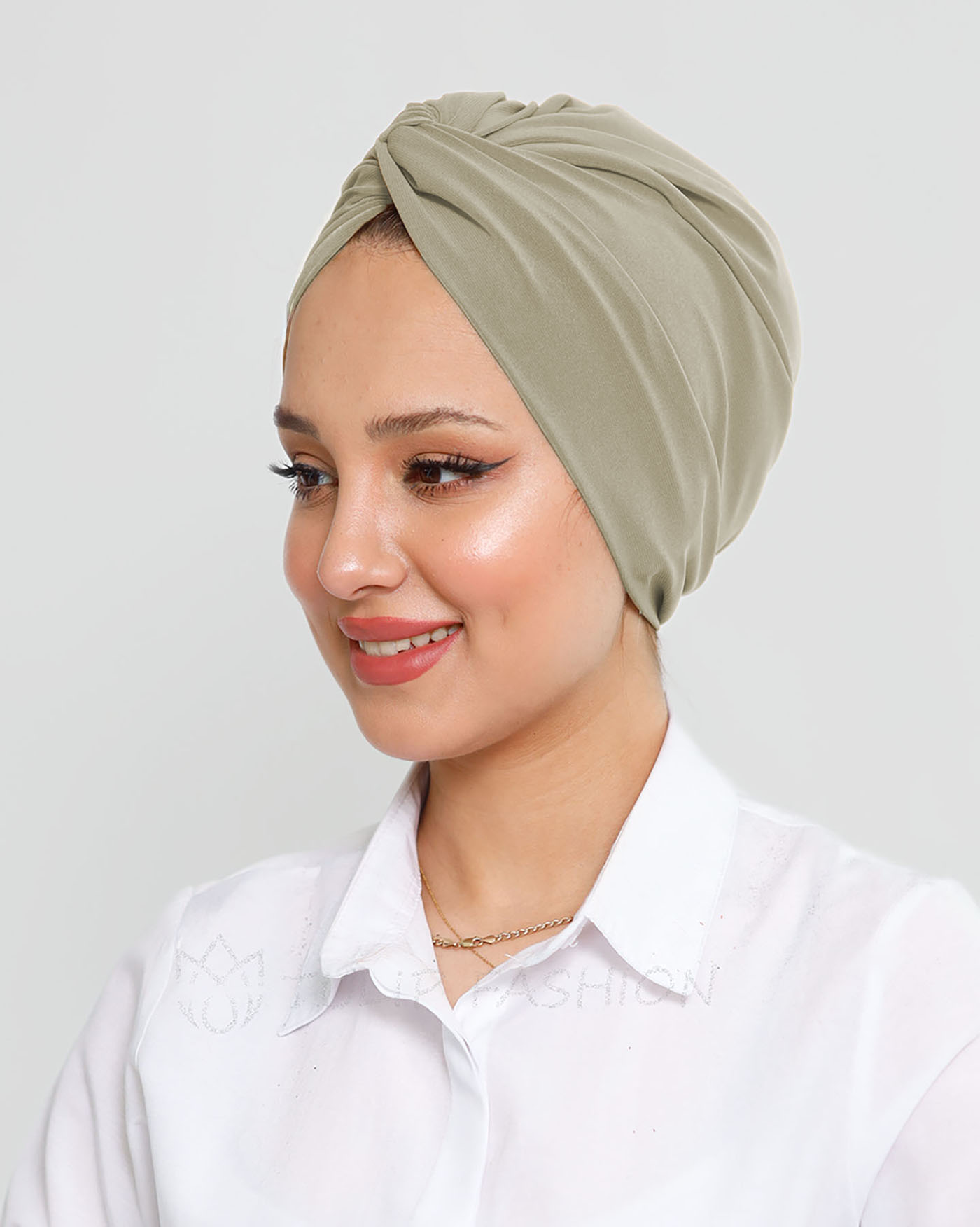 Turban - Olivine - Brunt socker