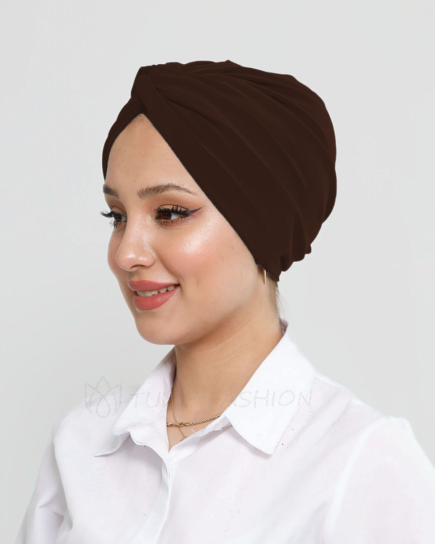 Turban - Olivine - Mörkbrun