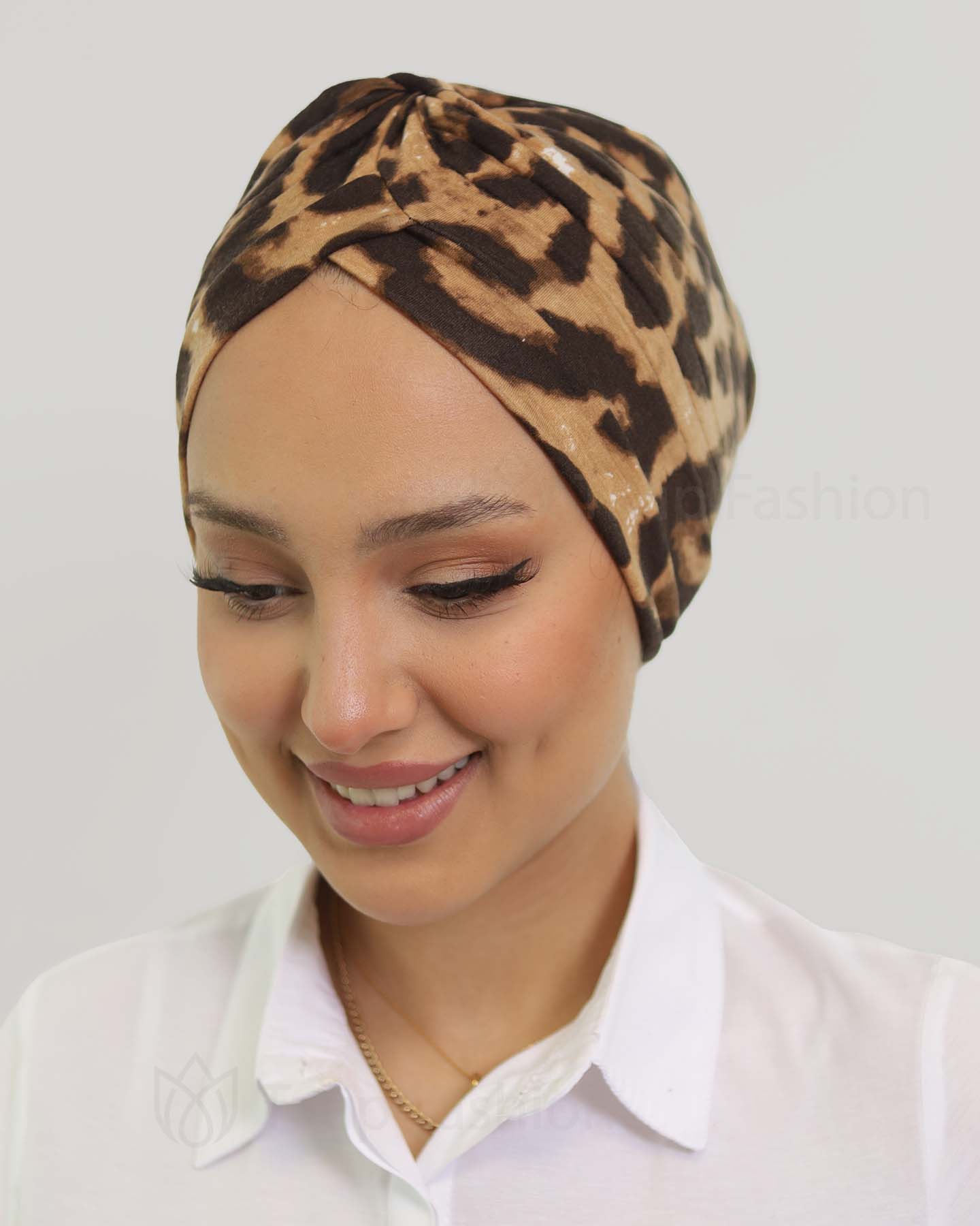 Turban - Casia - Brun
