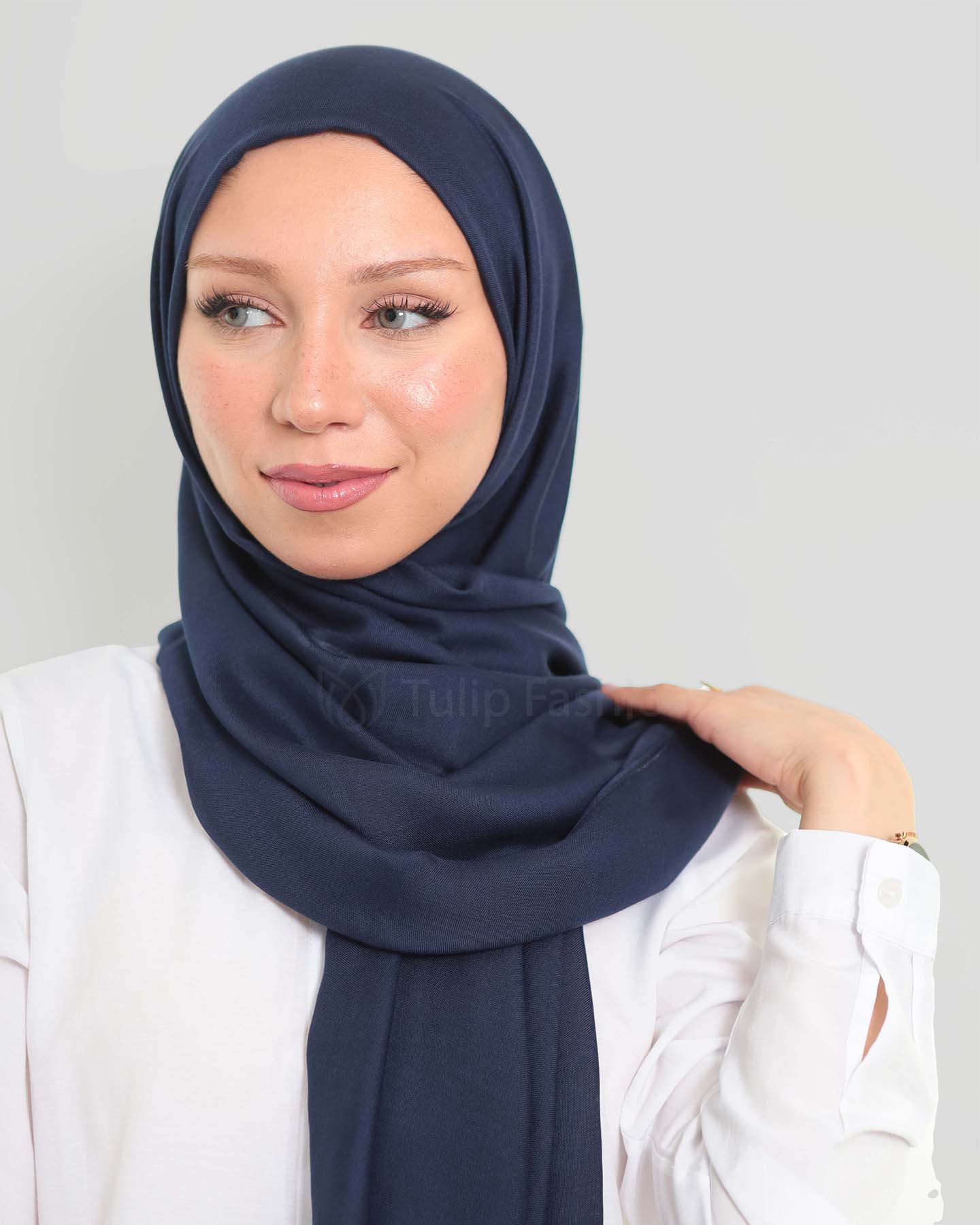 Hijab - Modal - Midnattsblå