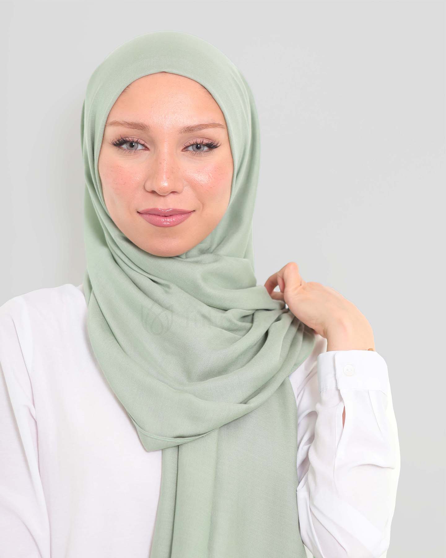 Hijab - Modal - Pistaschgrön