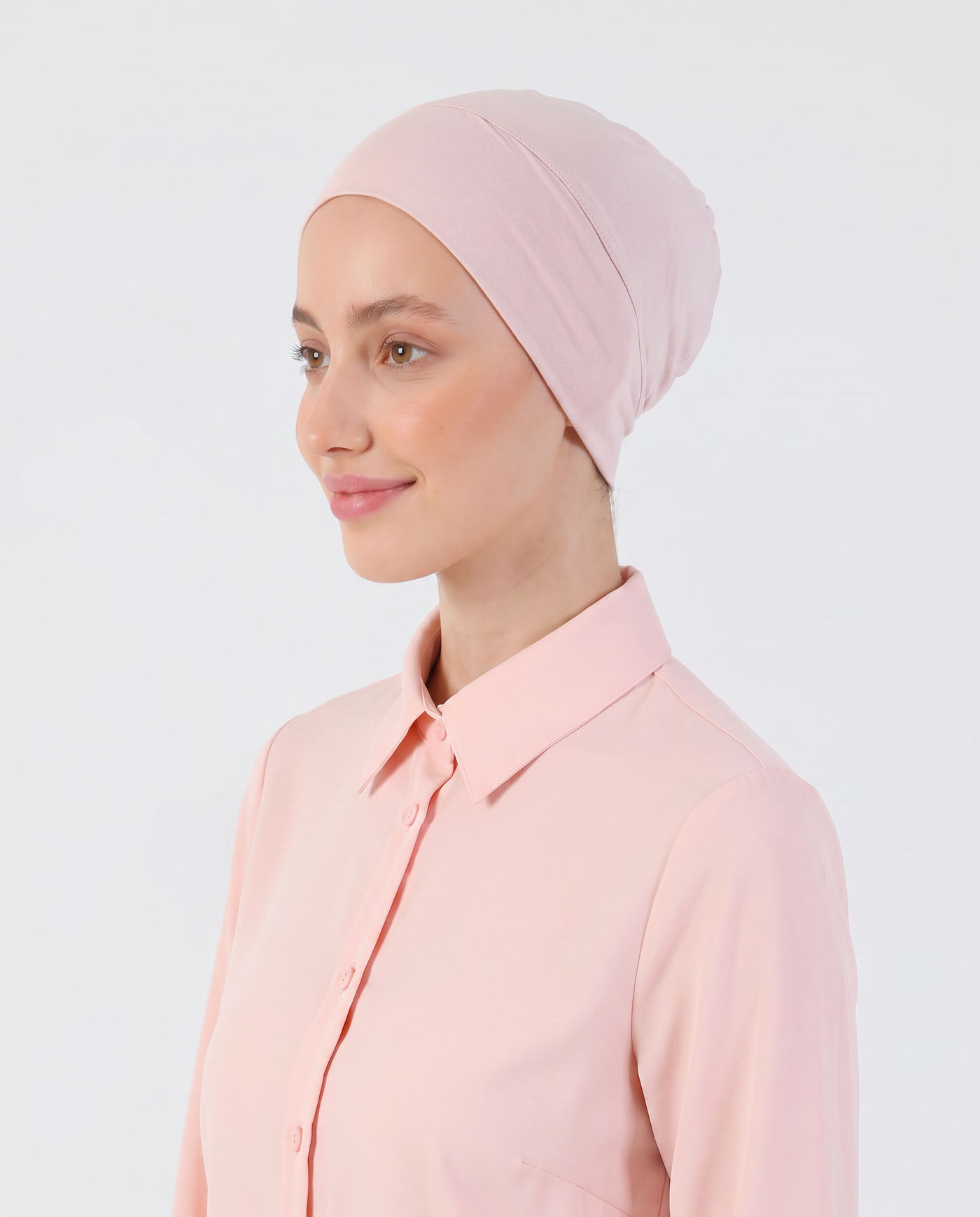 Cap - Whole-coverage XL - Powder Pink