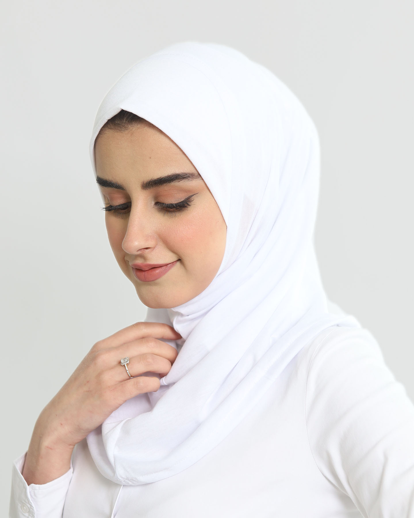 Hijab - Al Amira - En del - Vit