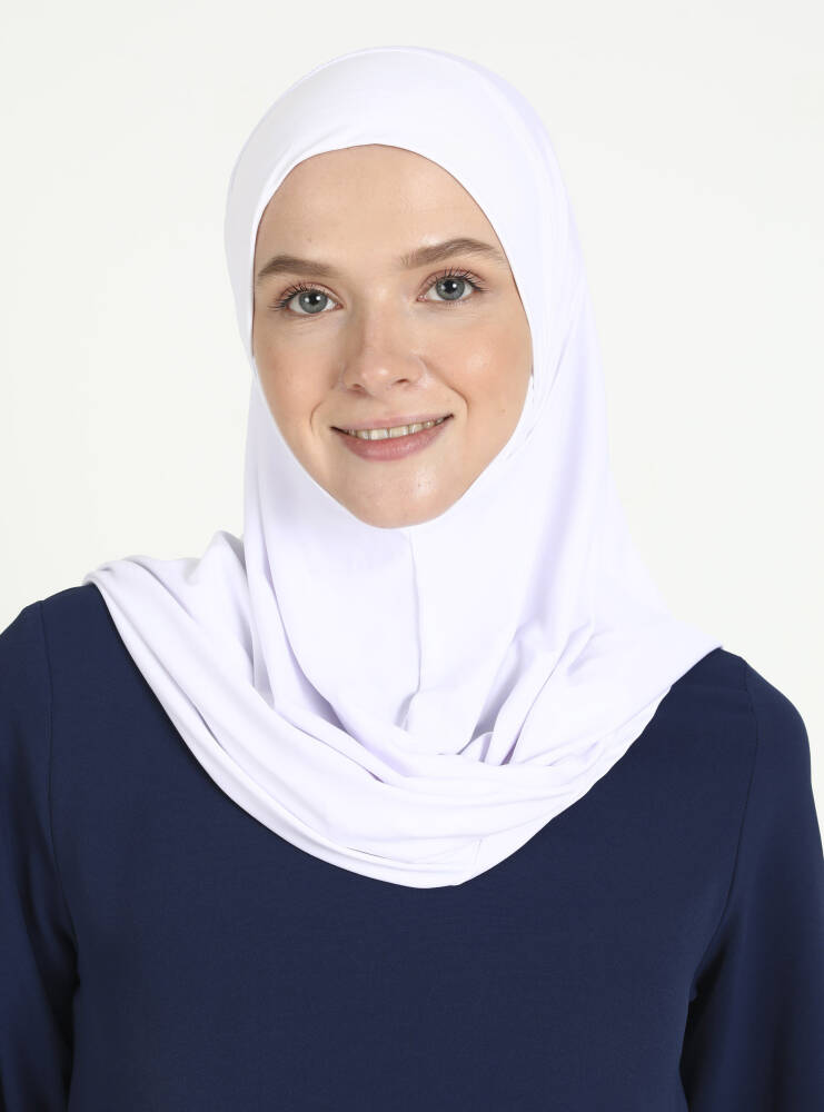 Hijab - Instant Square Jersey - Vit
