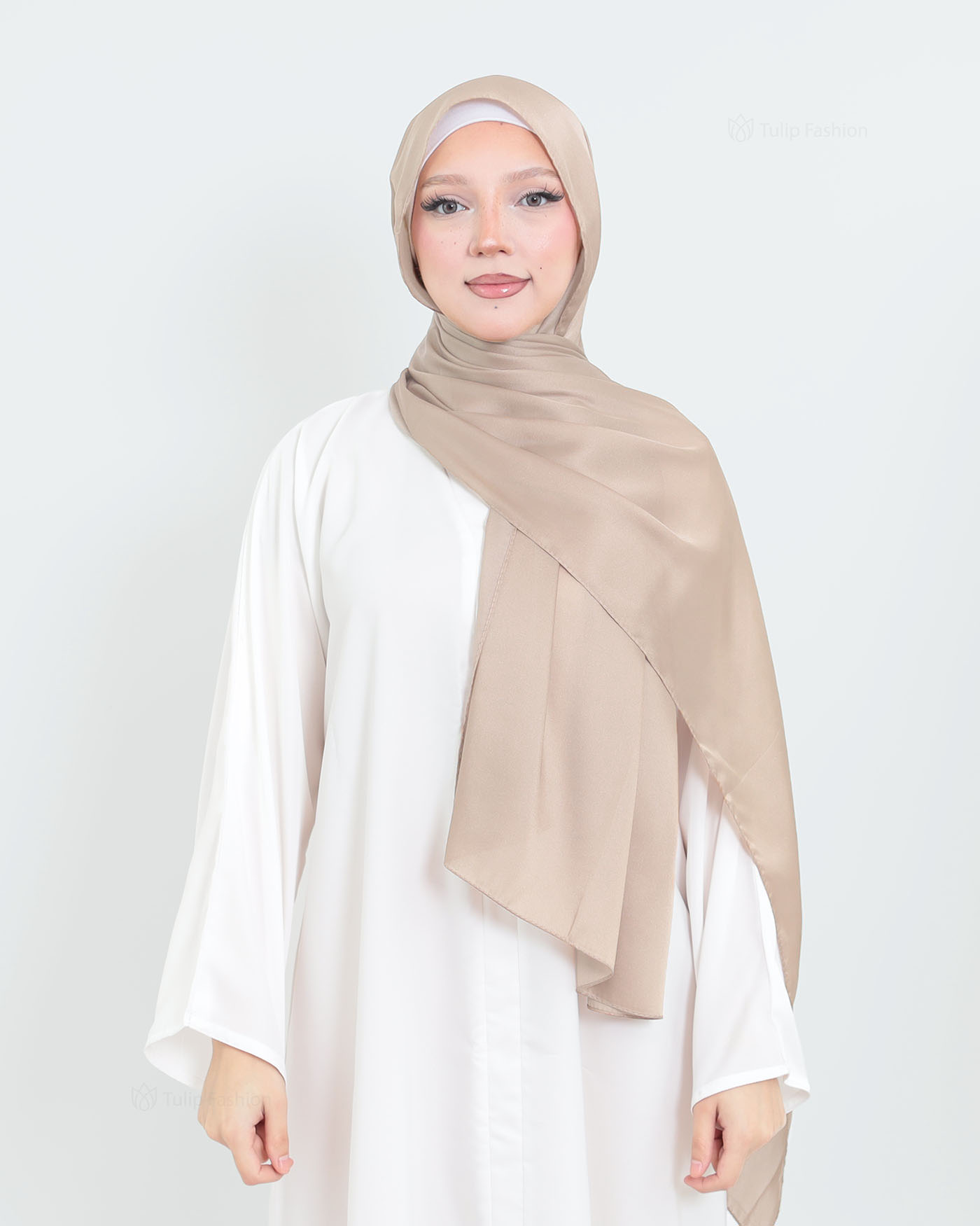 Hijab - Sonia - Brunt socker