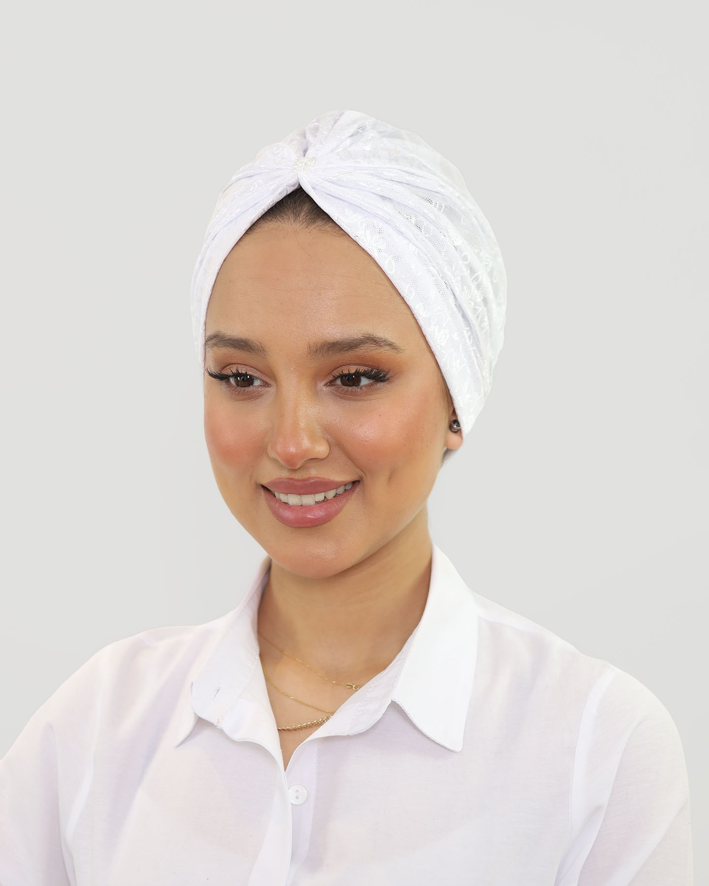 Turban - Lusia - Vit