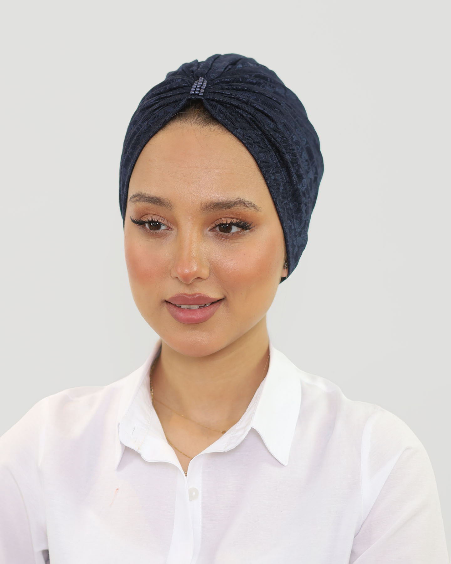 Turban - Lusia - Midnattsblå