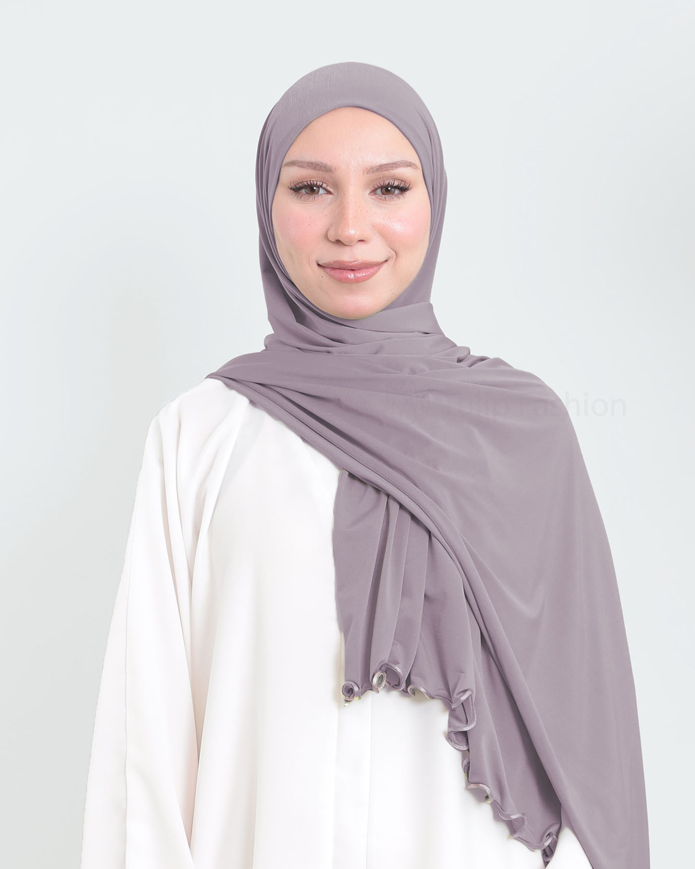 Hijab - Lycra - Mörk Mauve