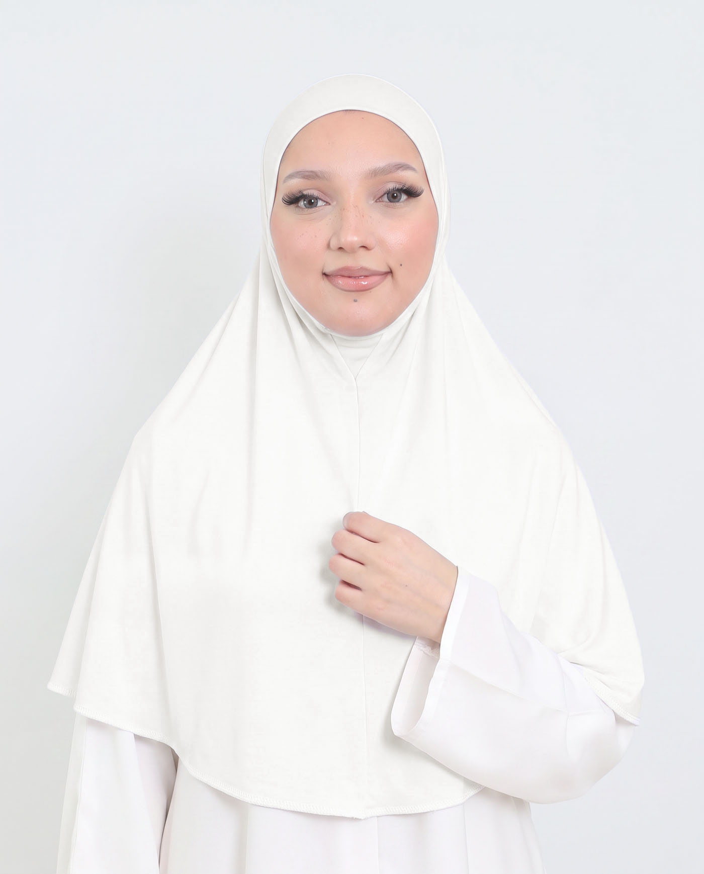 Hijab - Al Amira X-Large - En del - Off-White