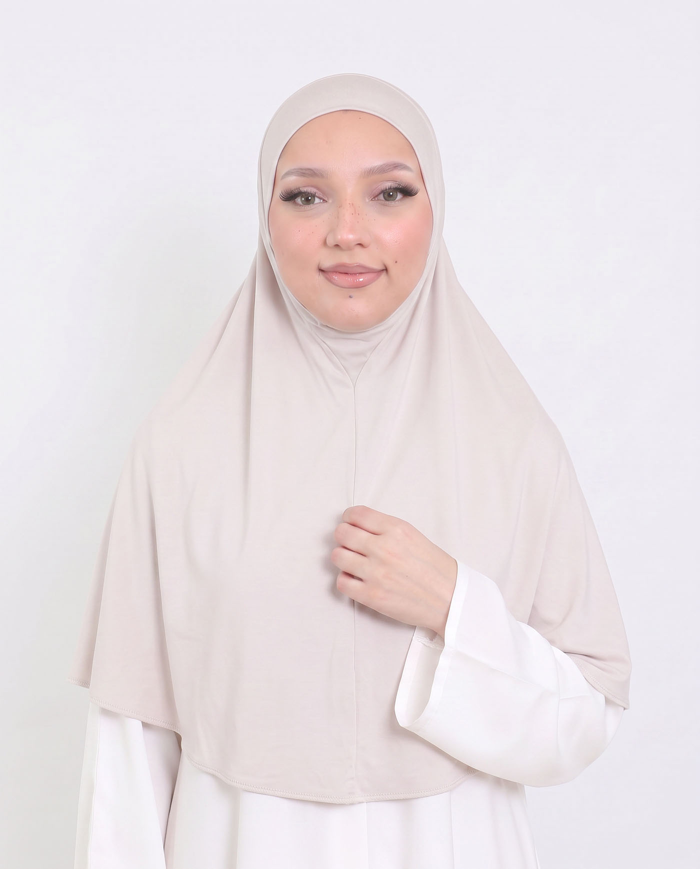 Hijab - Al Amira X-Large - En del - Beige