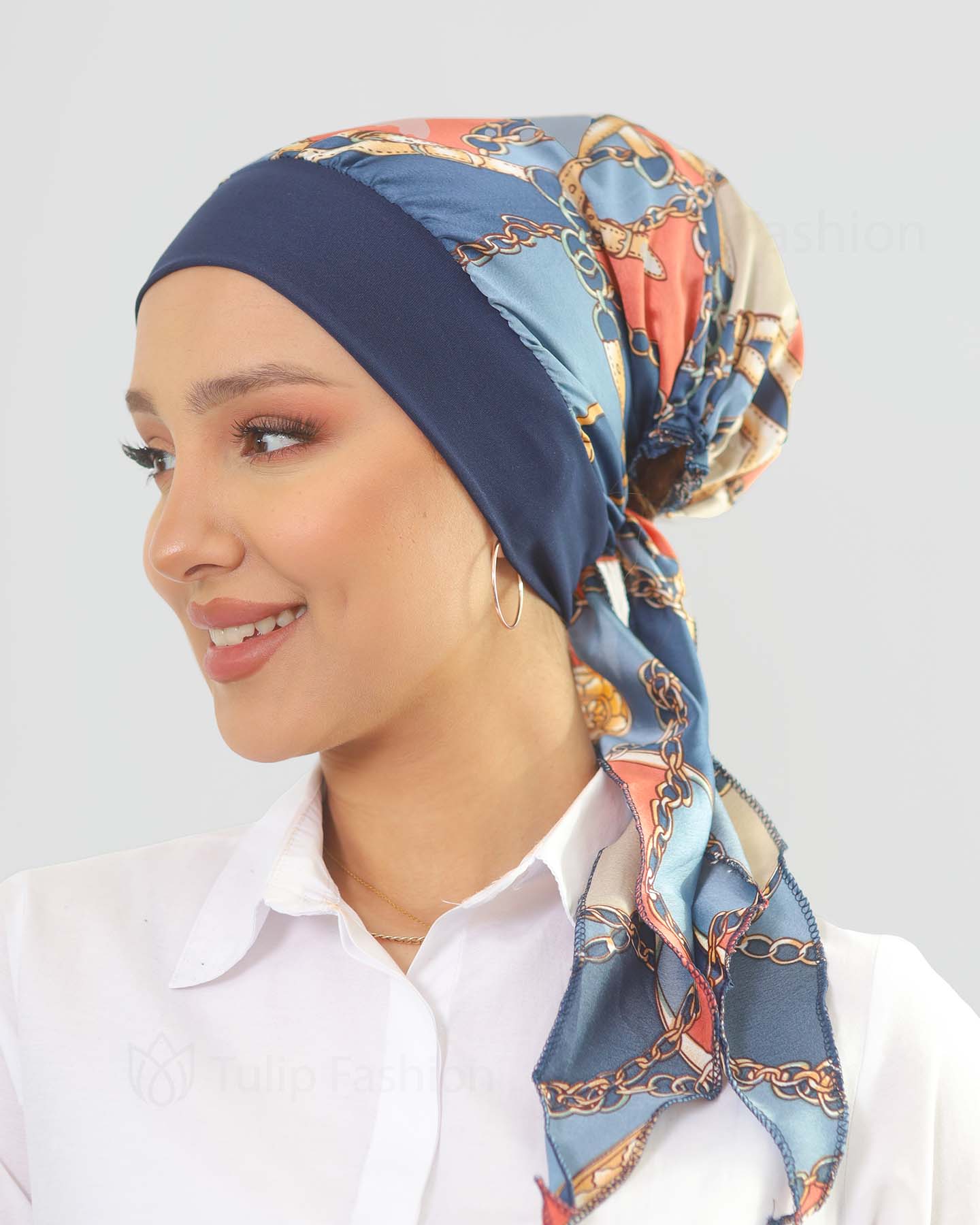 Turban - Charlee - Marinblå