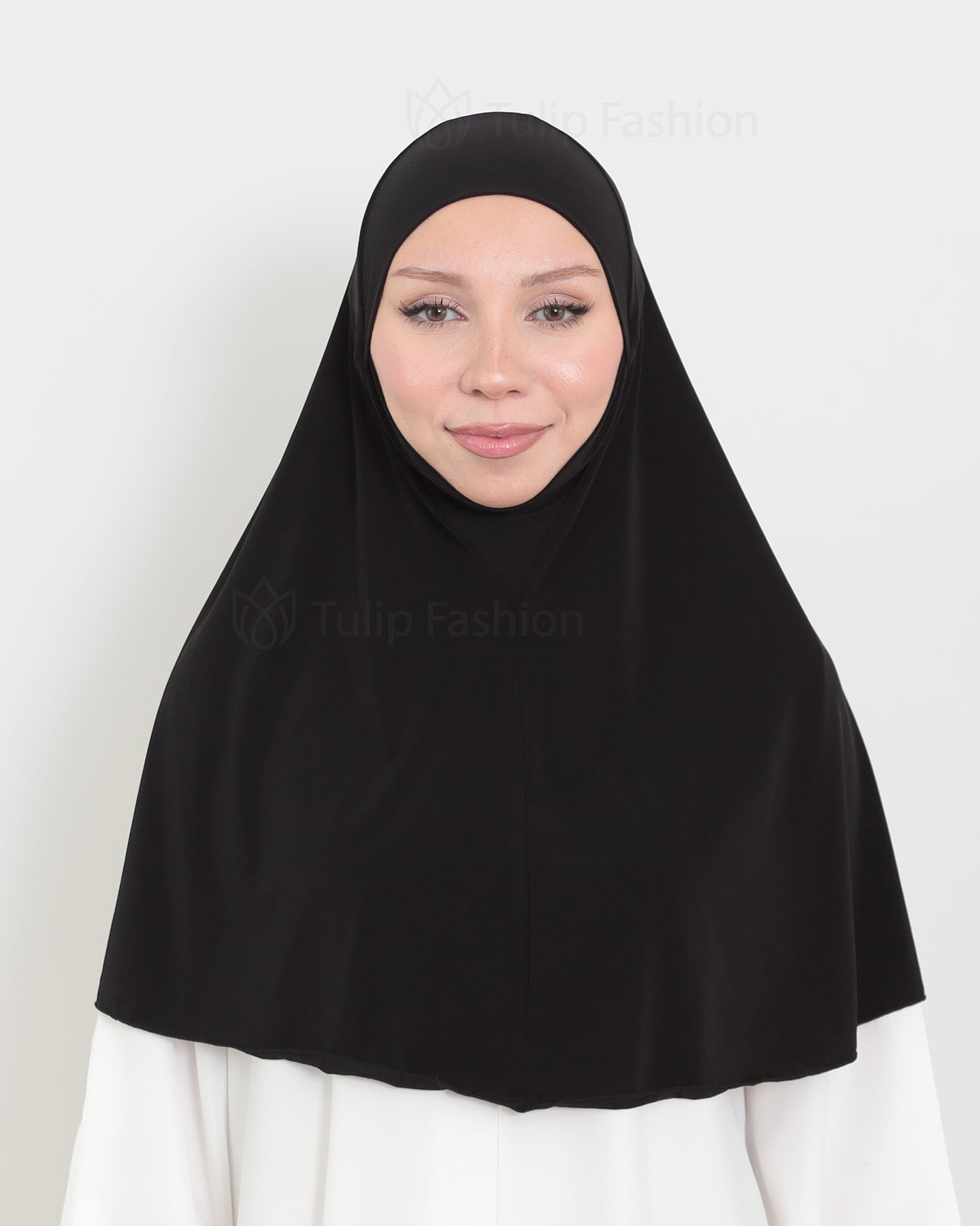 Hijab - Al Amira X-Large Lycra - Svart