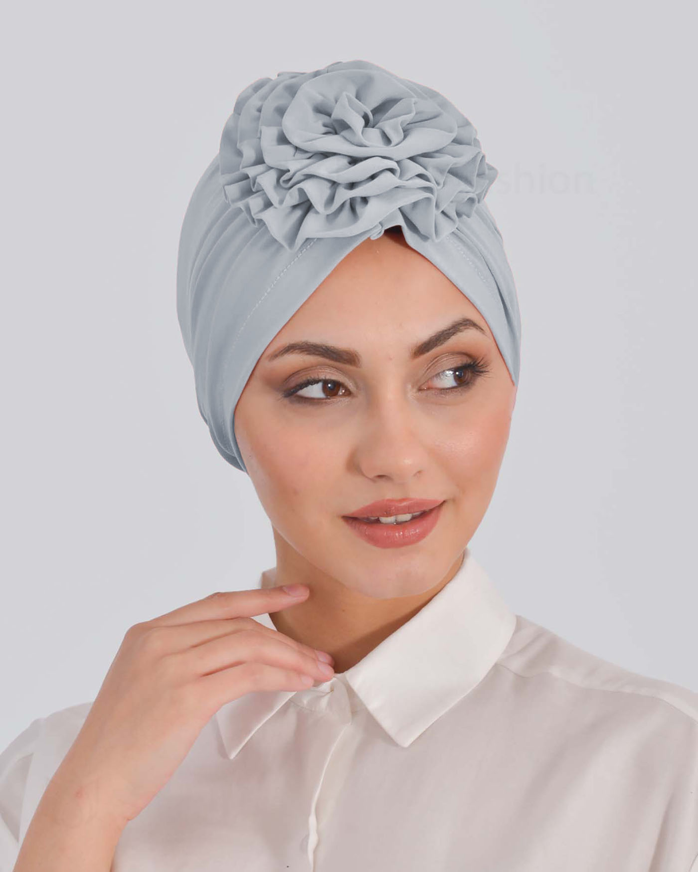 Turban - Brita - Ljusgrå