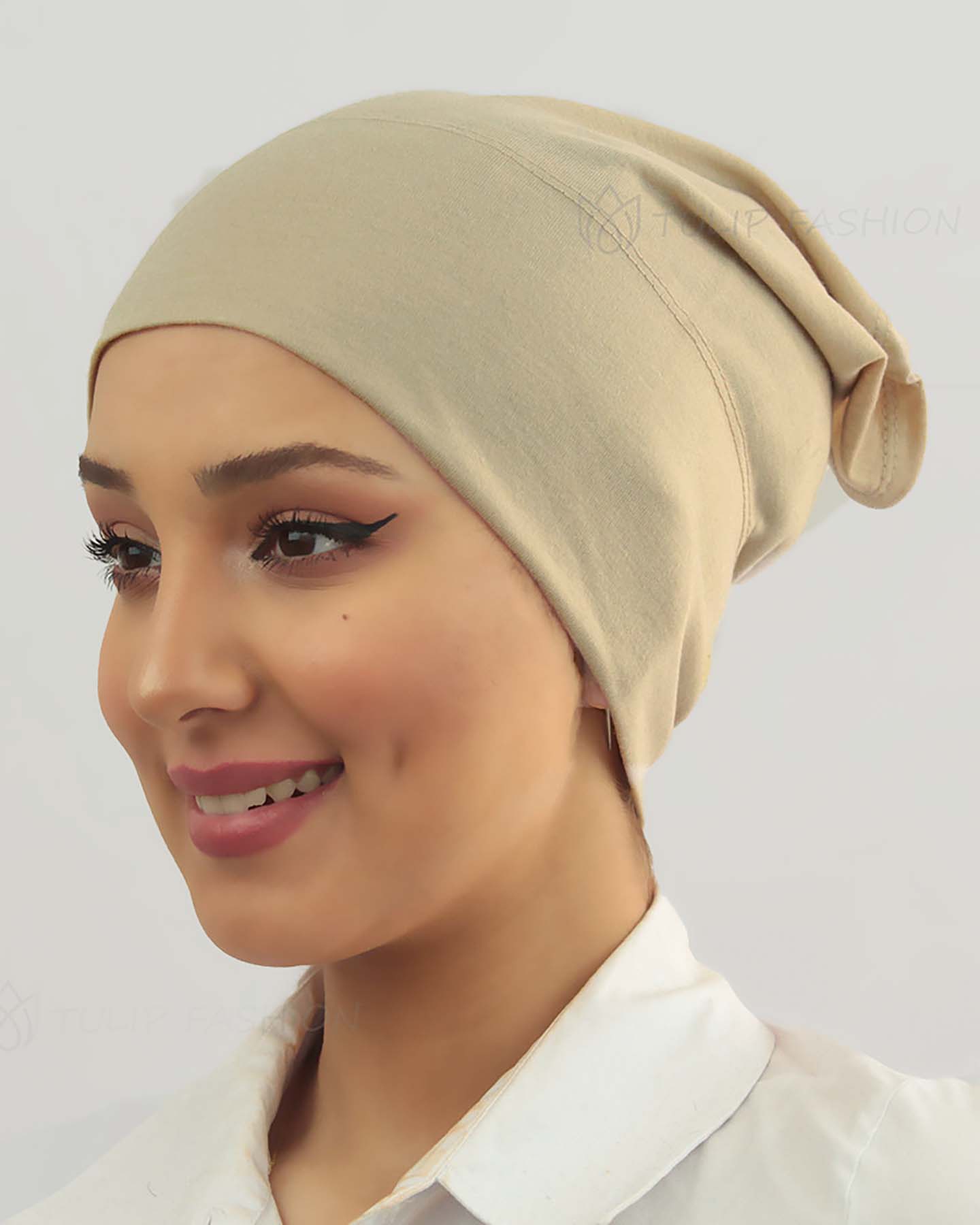 Cap - Jersey - Beige