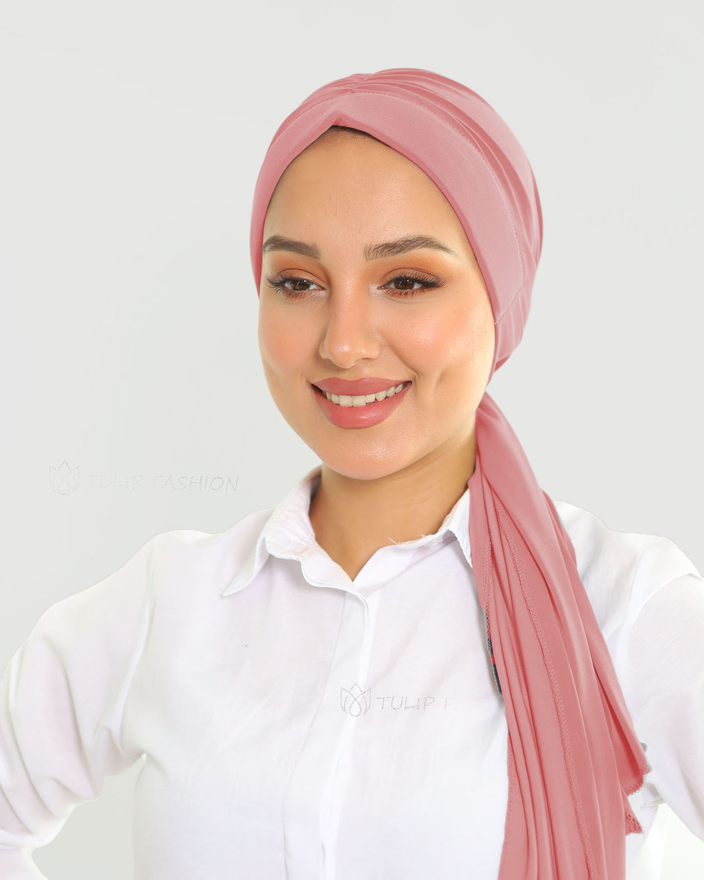 Turban - Fay - Mörkrosa