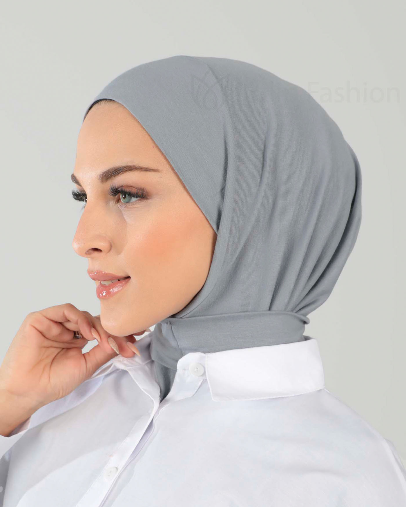 Hijab - Al Amira Instant Jersey - Medelgrå