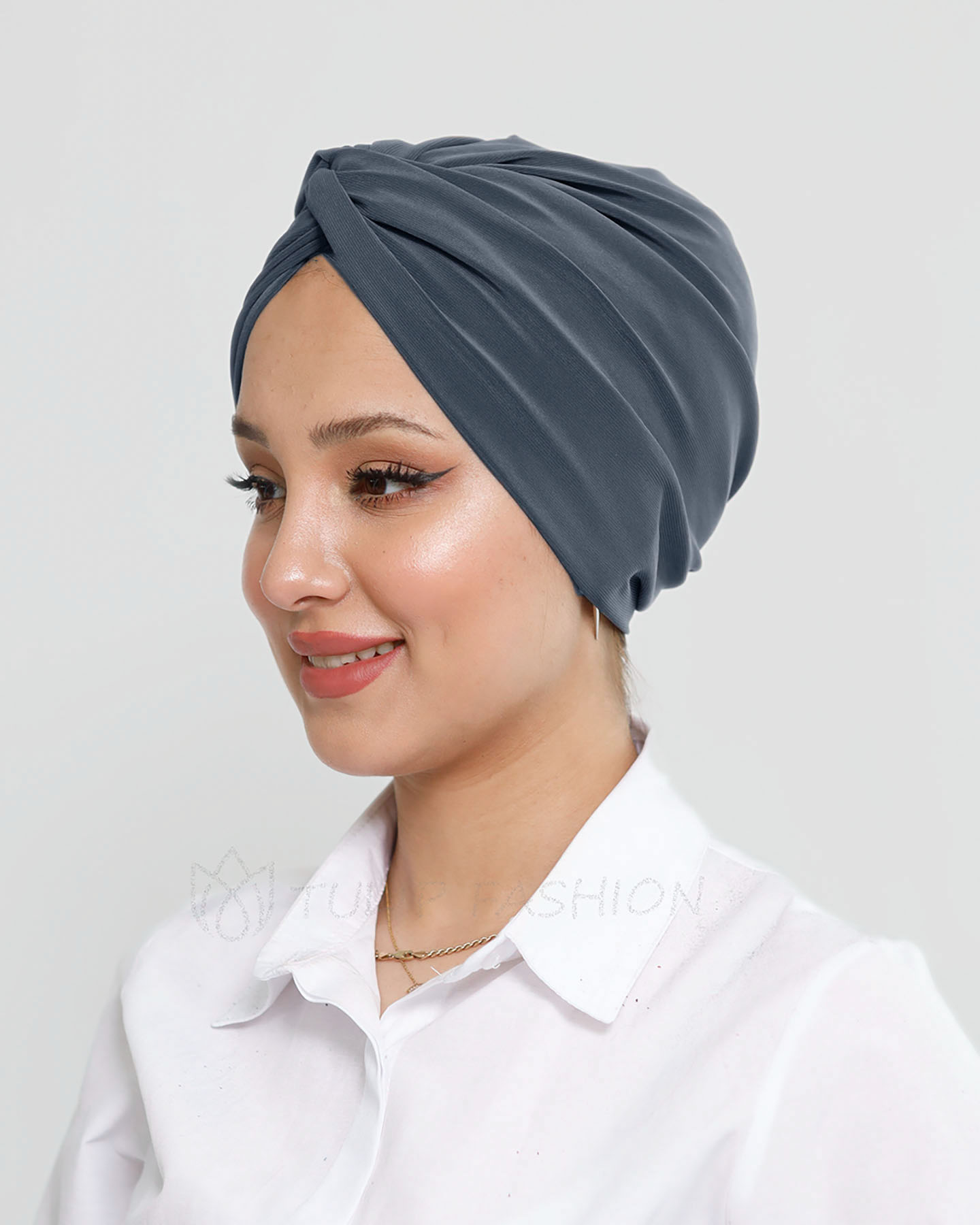 Turban - Olivine - Mörkgrå