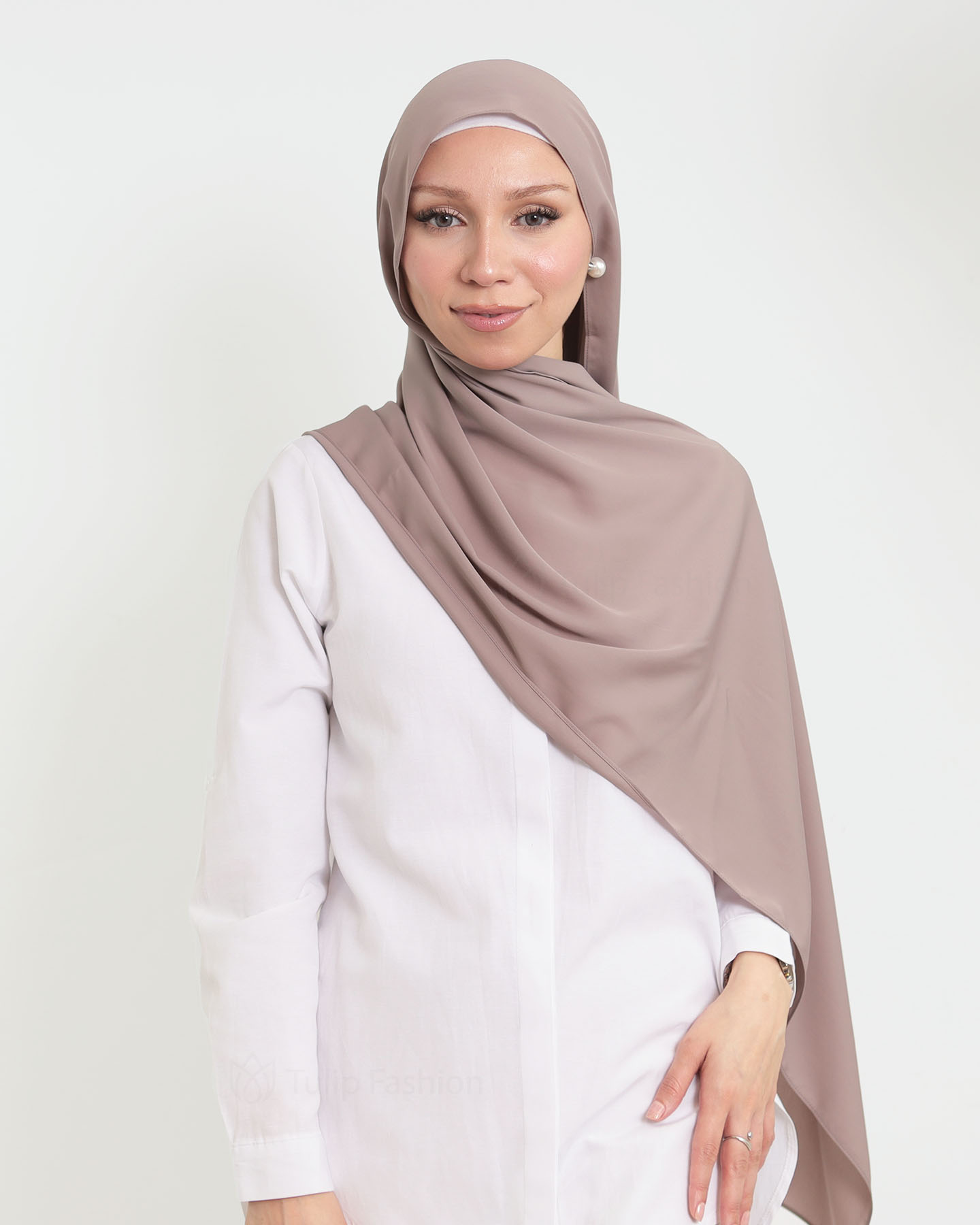 Hijab - Medina Lyx Chiffon - Taupe