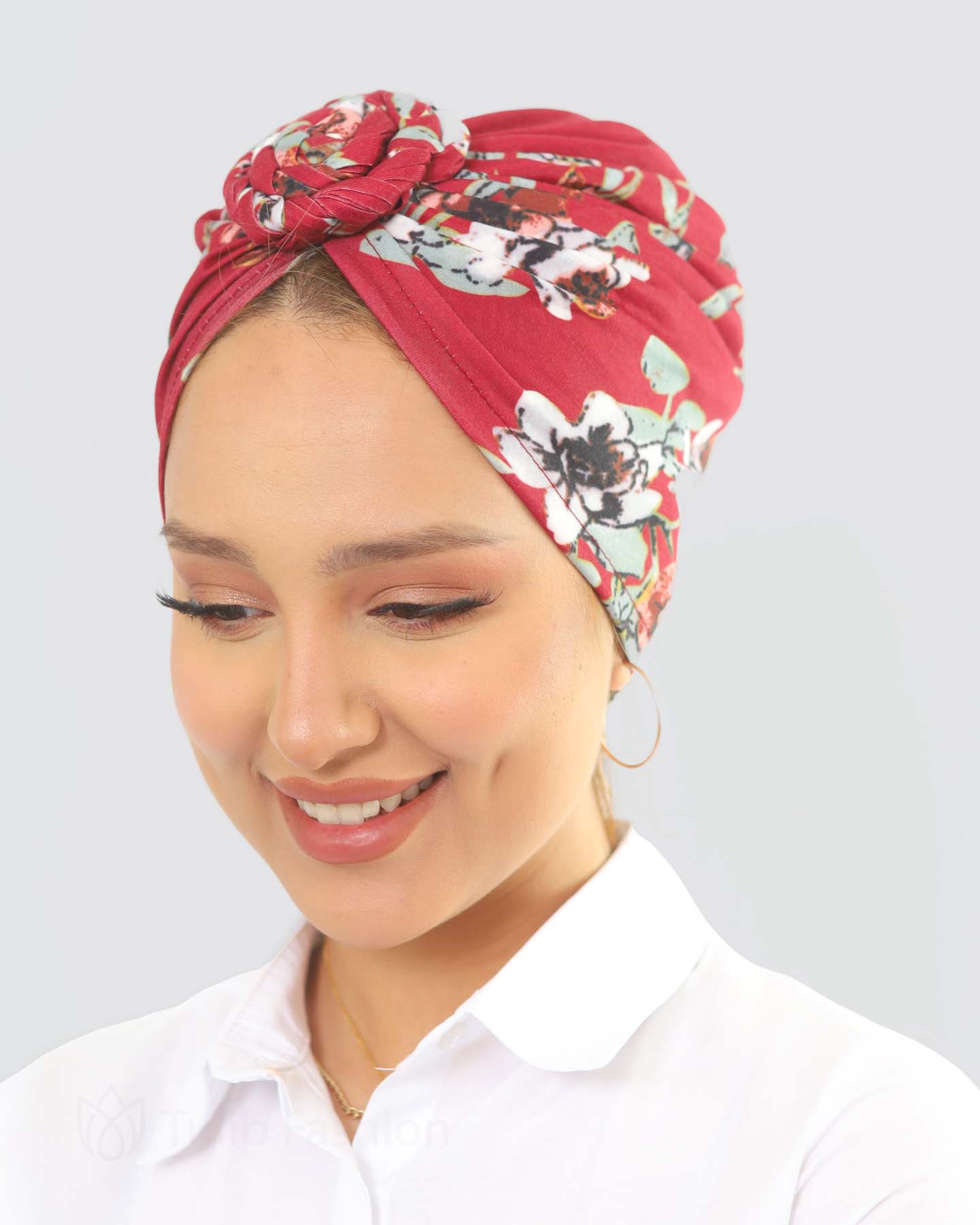 Turban - Fiona - Röd