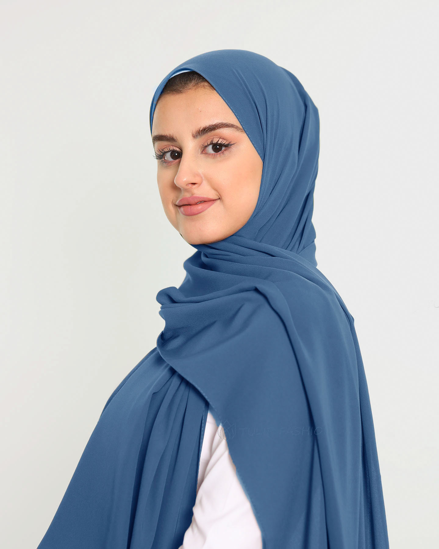 Hijab - Medina Lyx Chiffon - Petrol