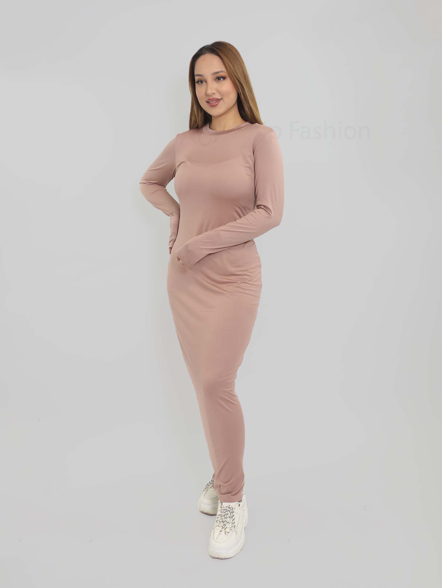 Underklänning - Jersey - Mauve