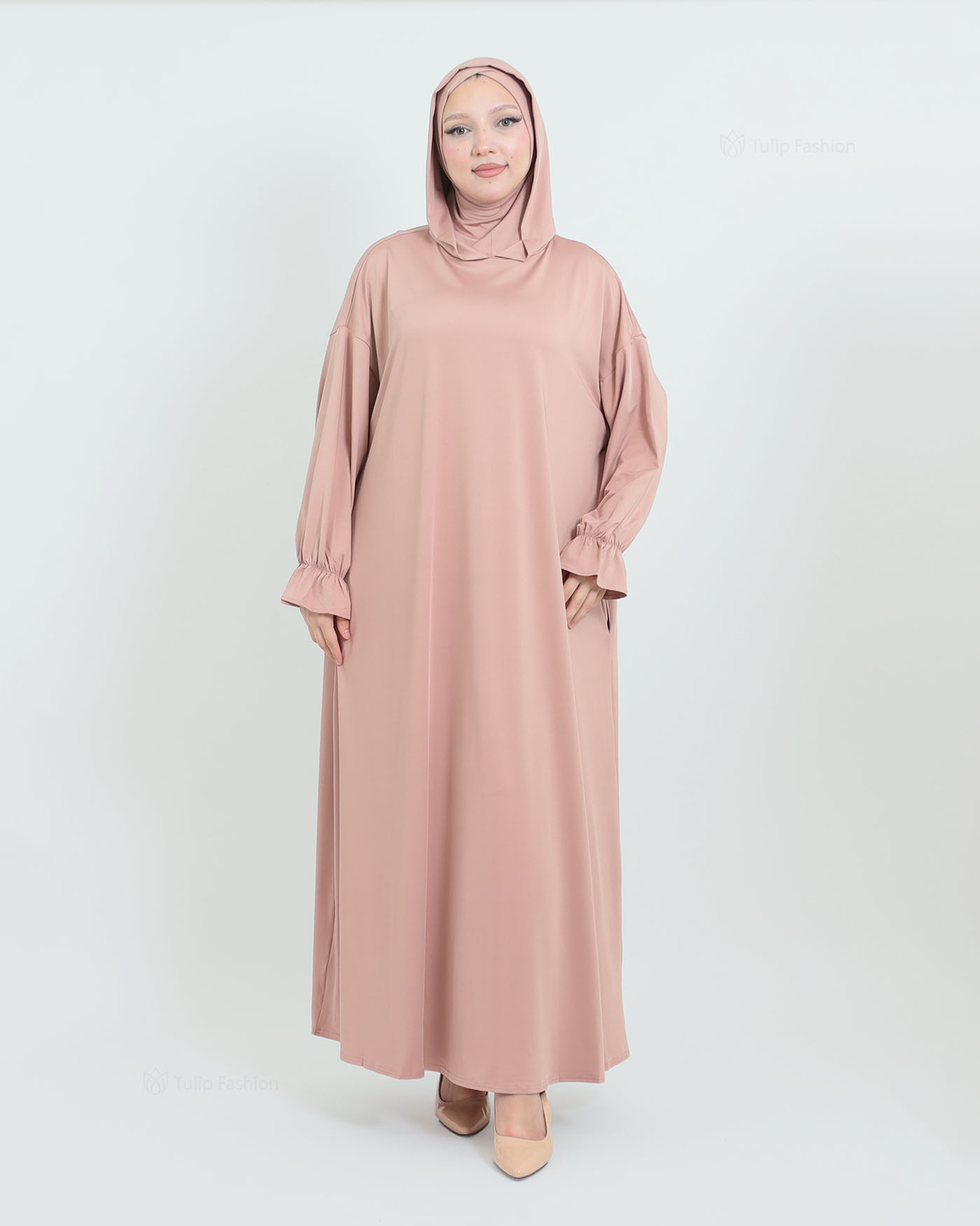 Bönekläder med huvtröja - Beige