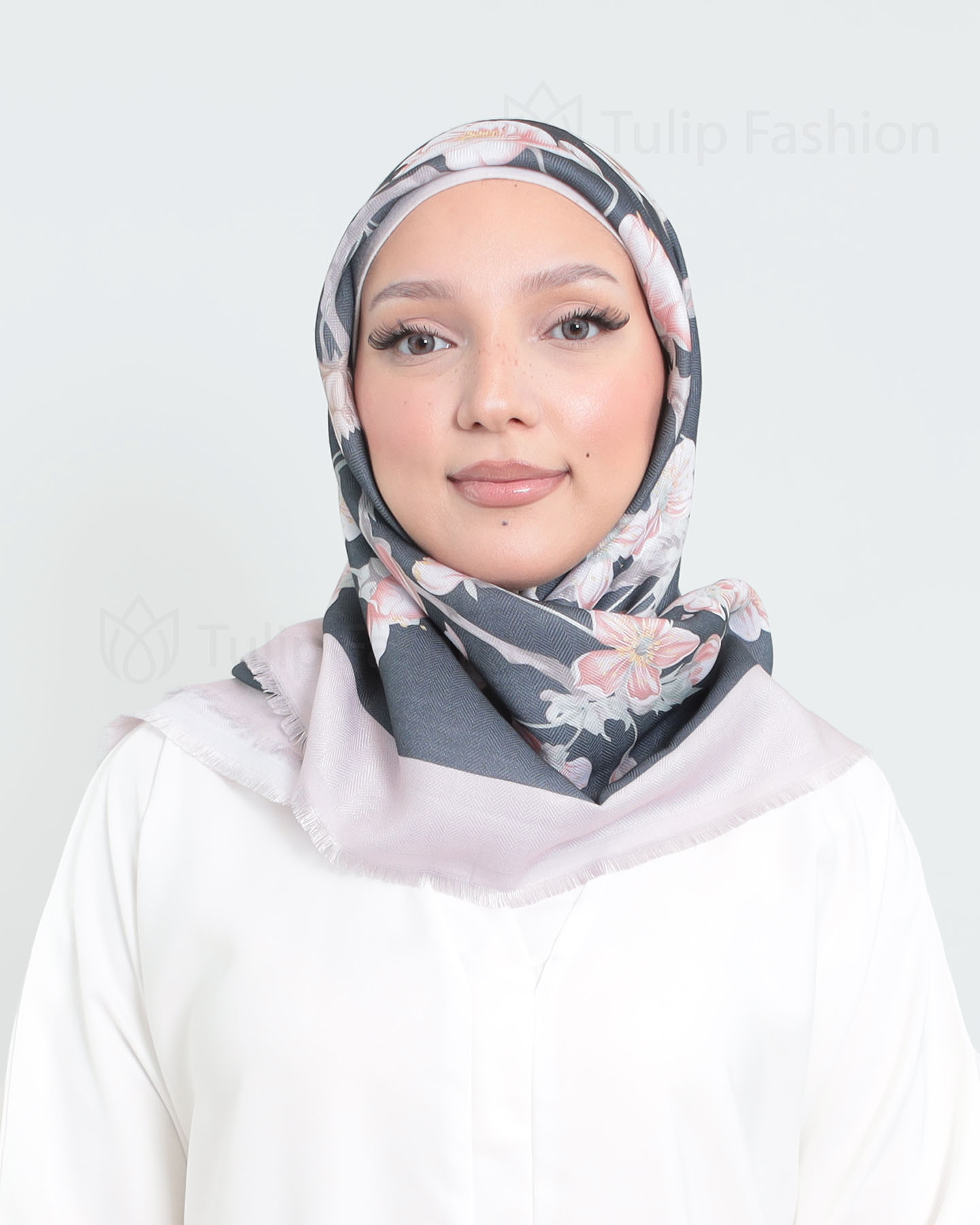 Hijab - Square 100 cm - Grå