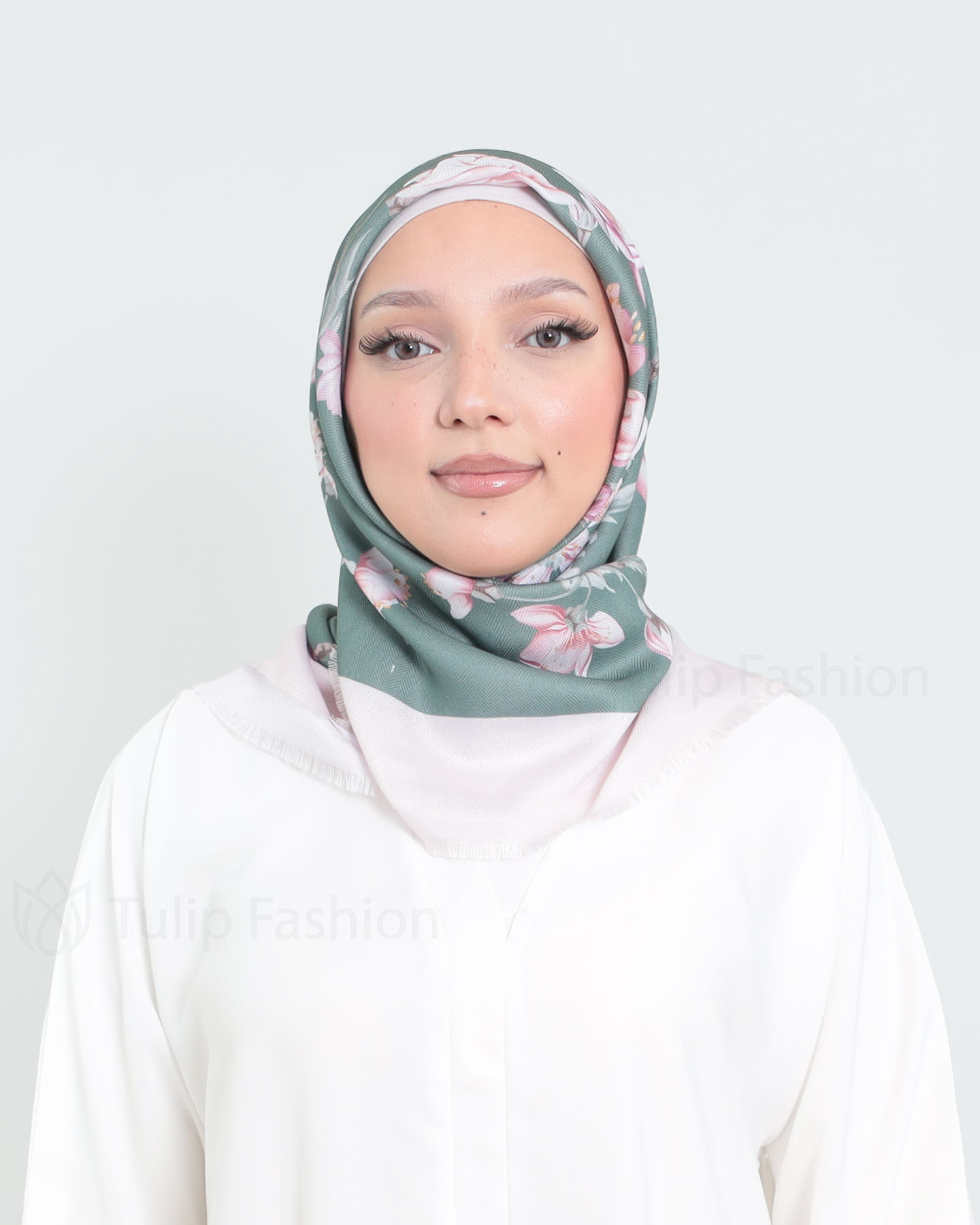 Hijab - Square 100 cm - Grön