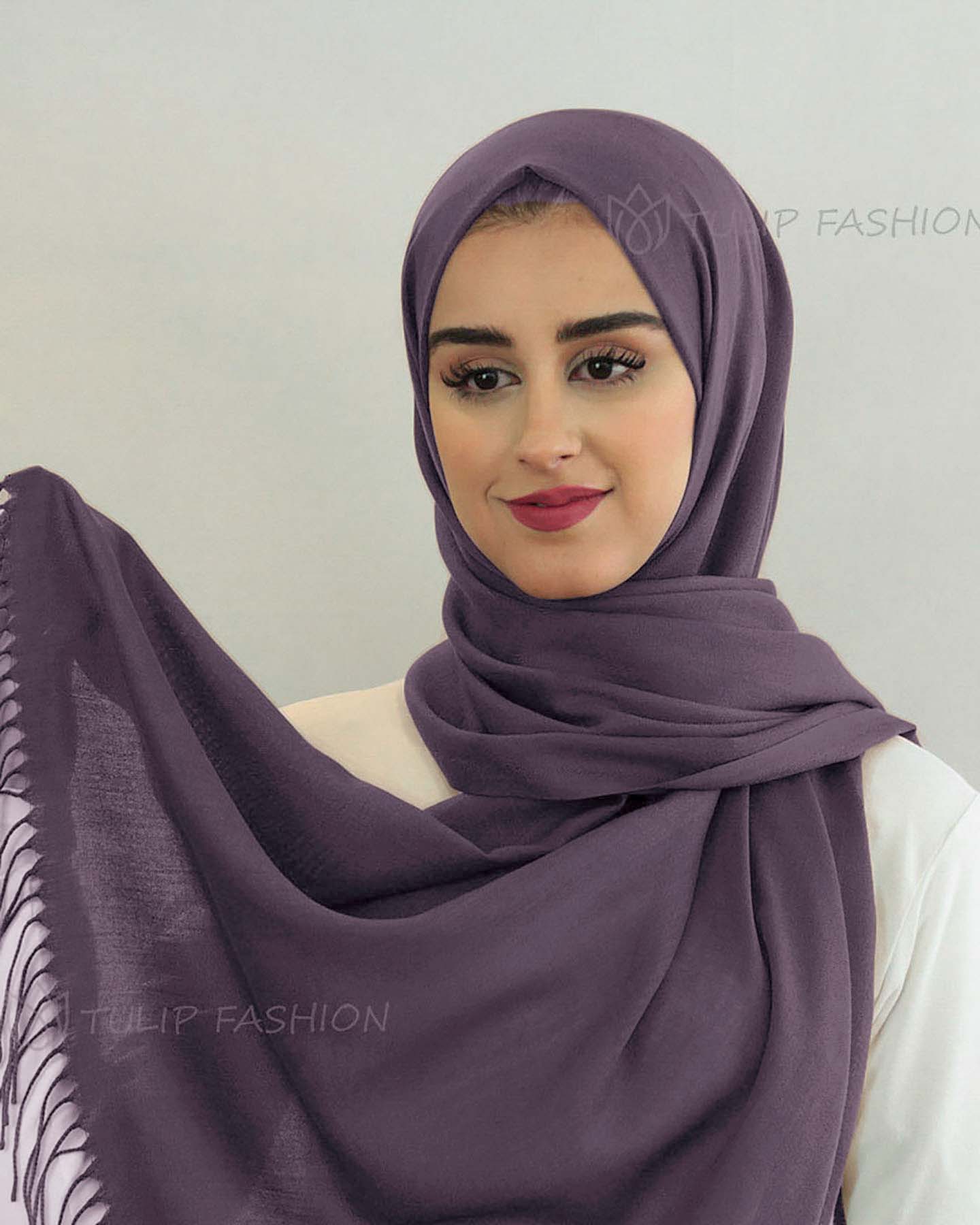 Hijab - Pashmina - Lila
