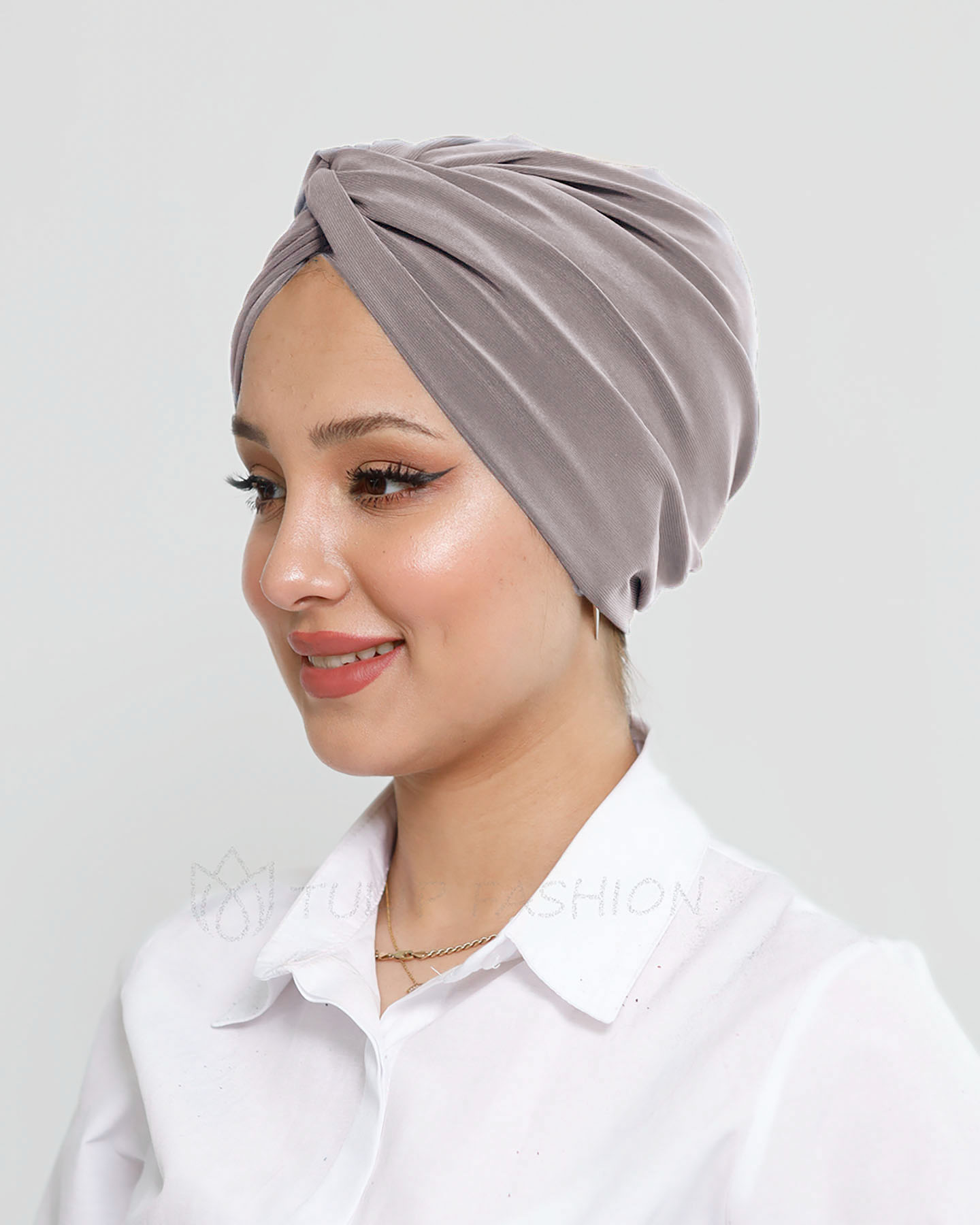 Turban - Olivine - Grå