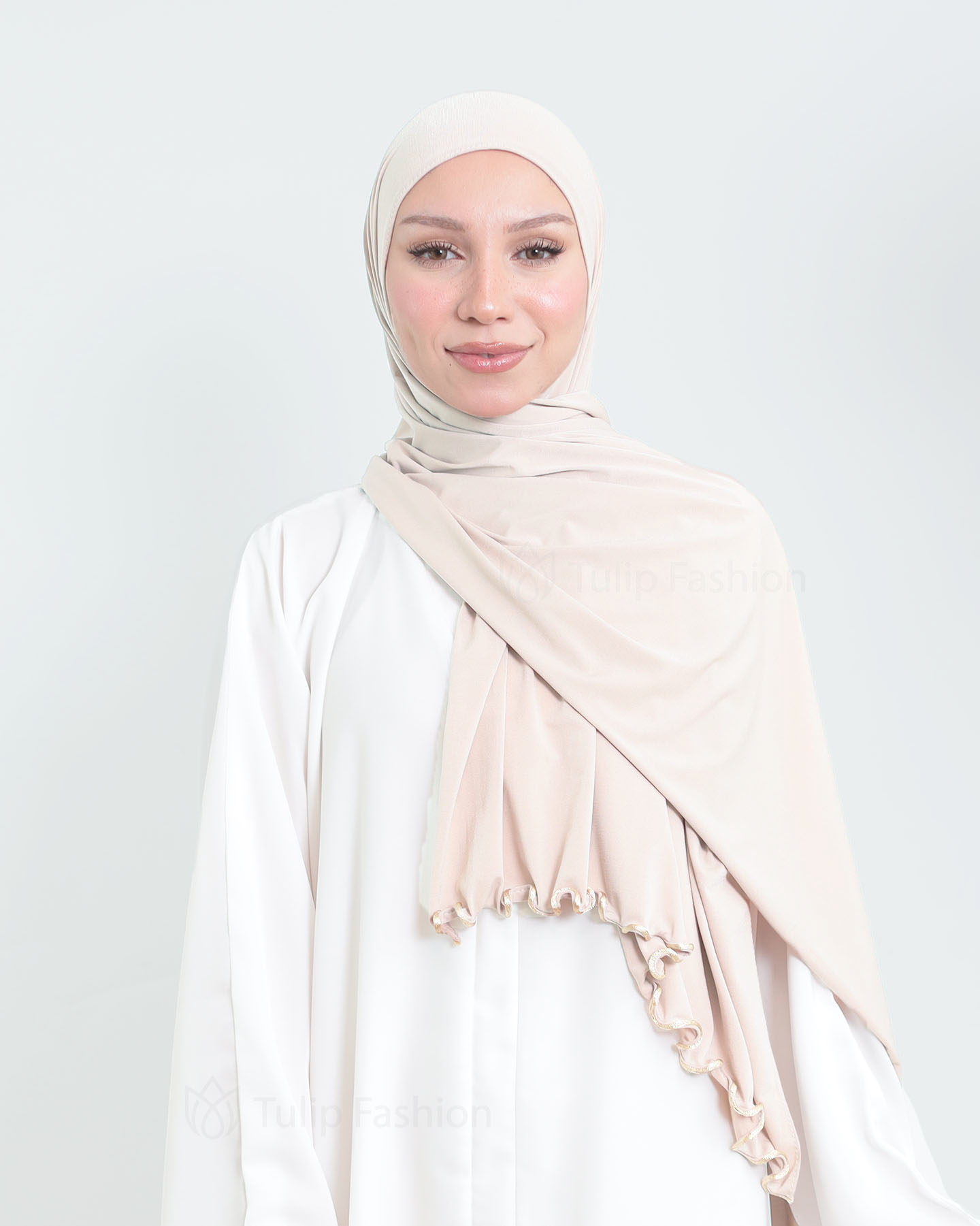 Hijab - Lycra - Ljusbeige