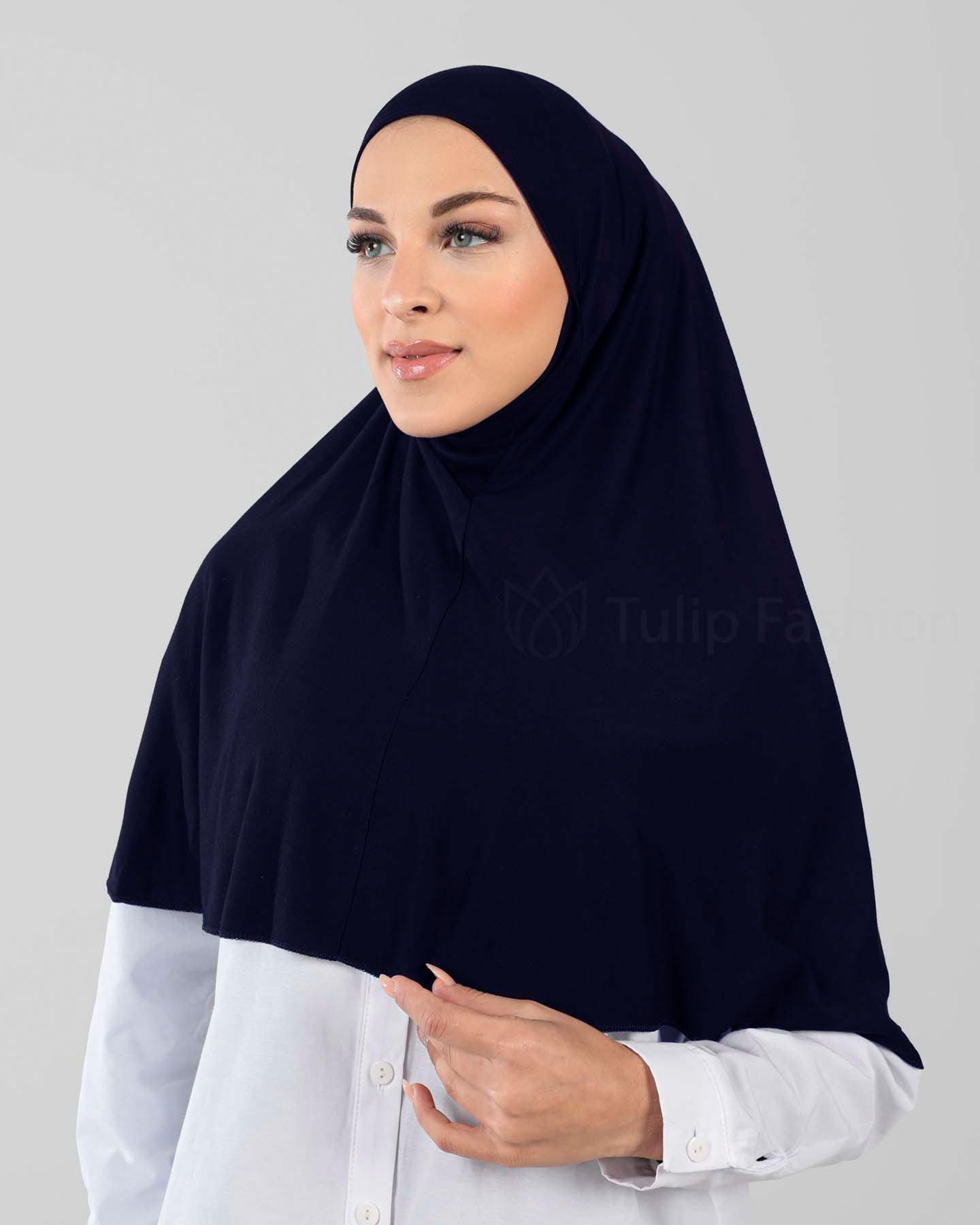 Hijab - Al Amira X-Large - En del - Midnattsblå