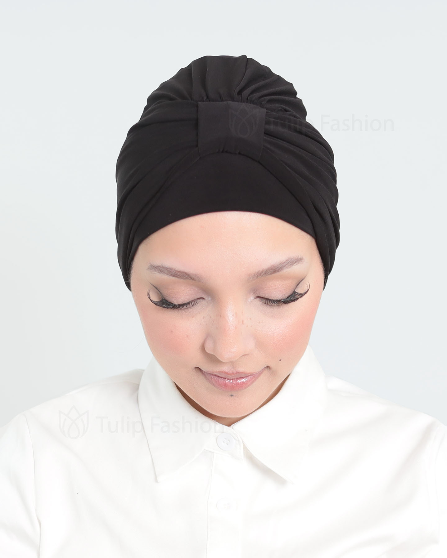 Turban - Lavender - Svart