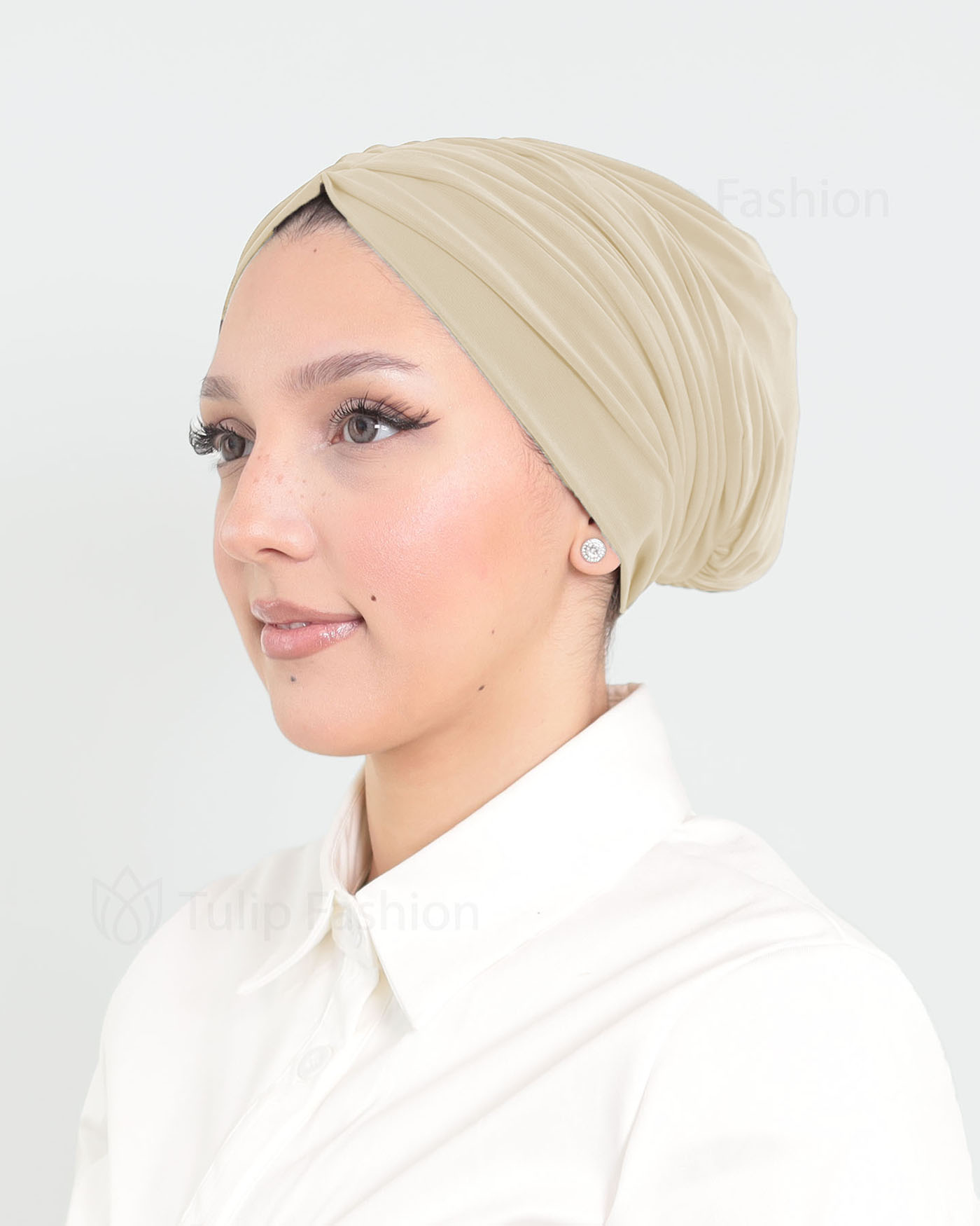 Turban - Lotus - Ljusbeige