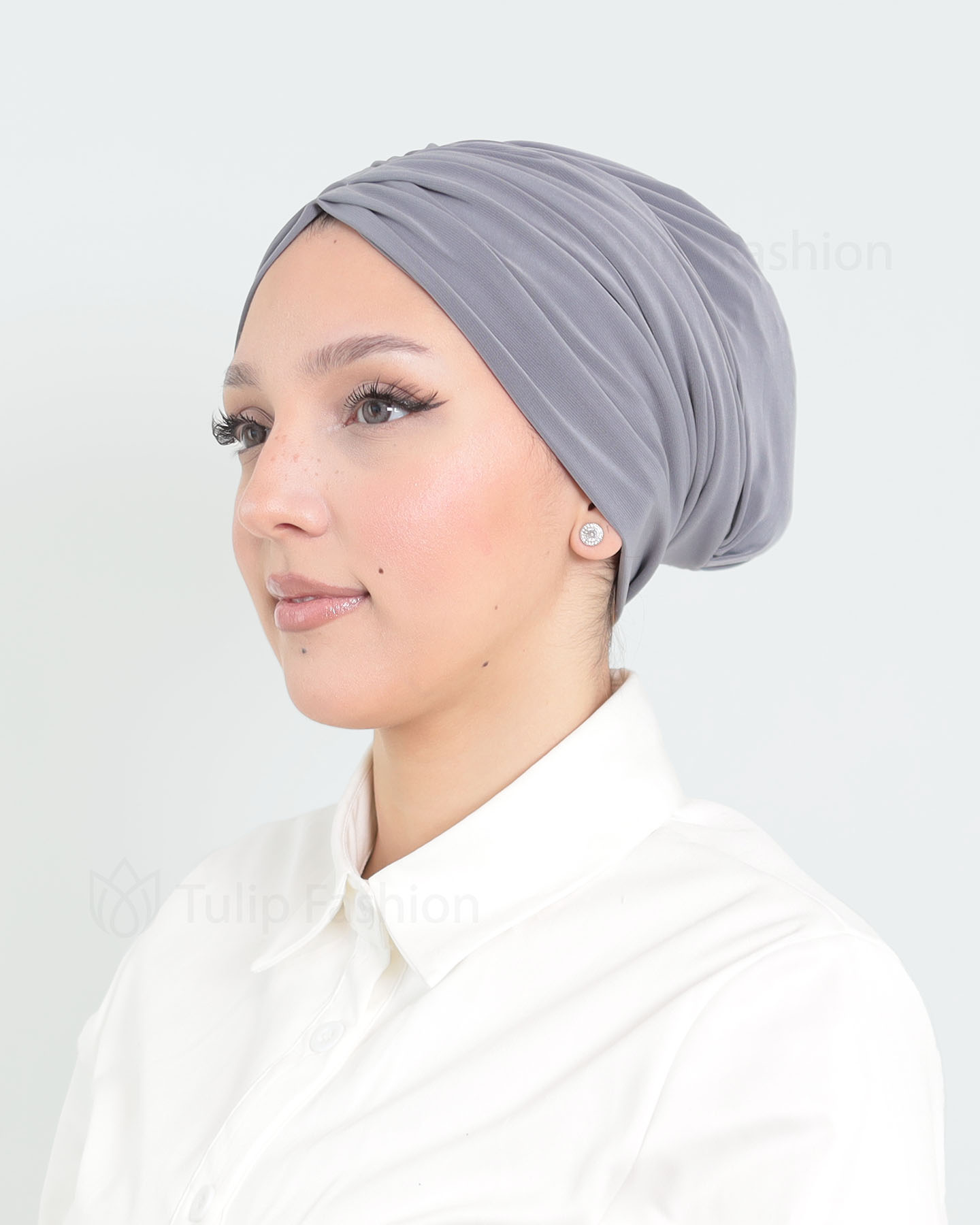 Turban - Lotus - Grå