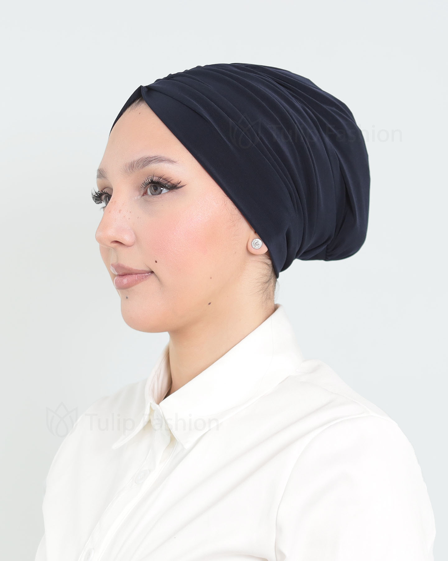 Turban - Lotus - Midnattsblå