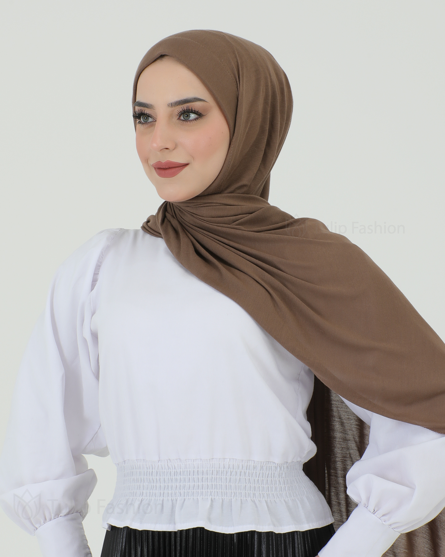 Hijab - Instant Jersey - Kakao Brun