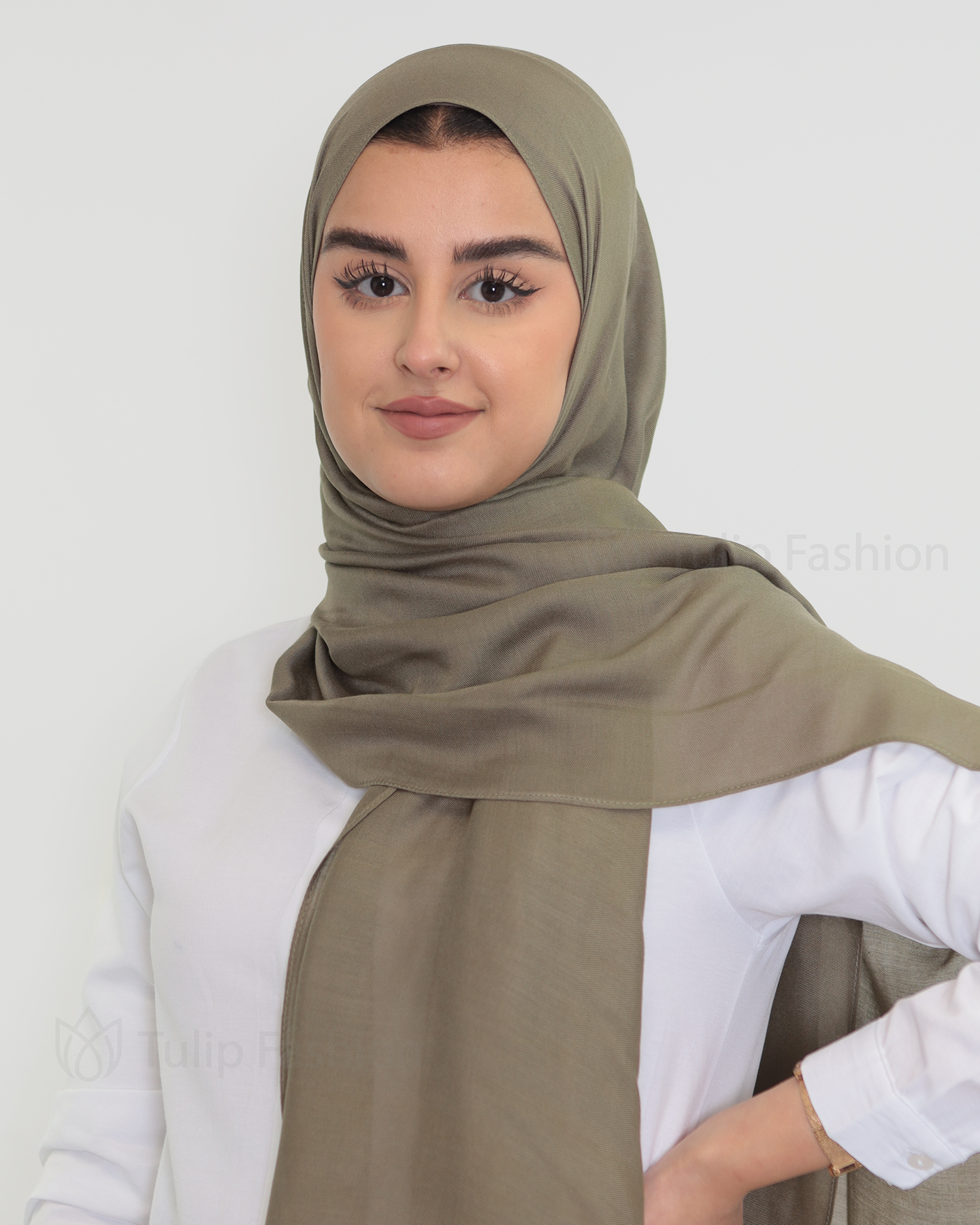 Hijab - Modal - Khakigrön