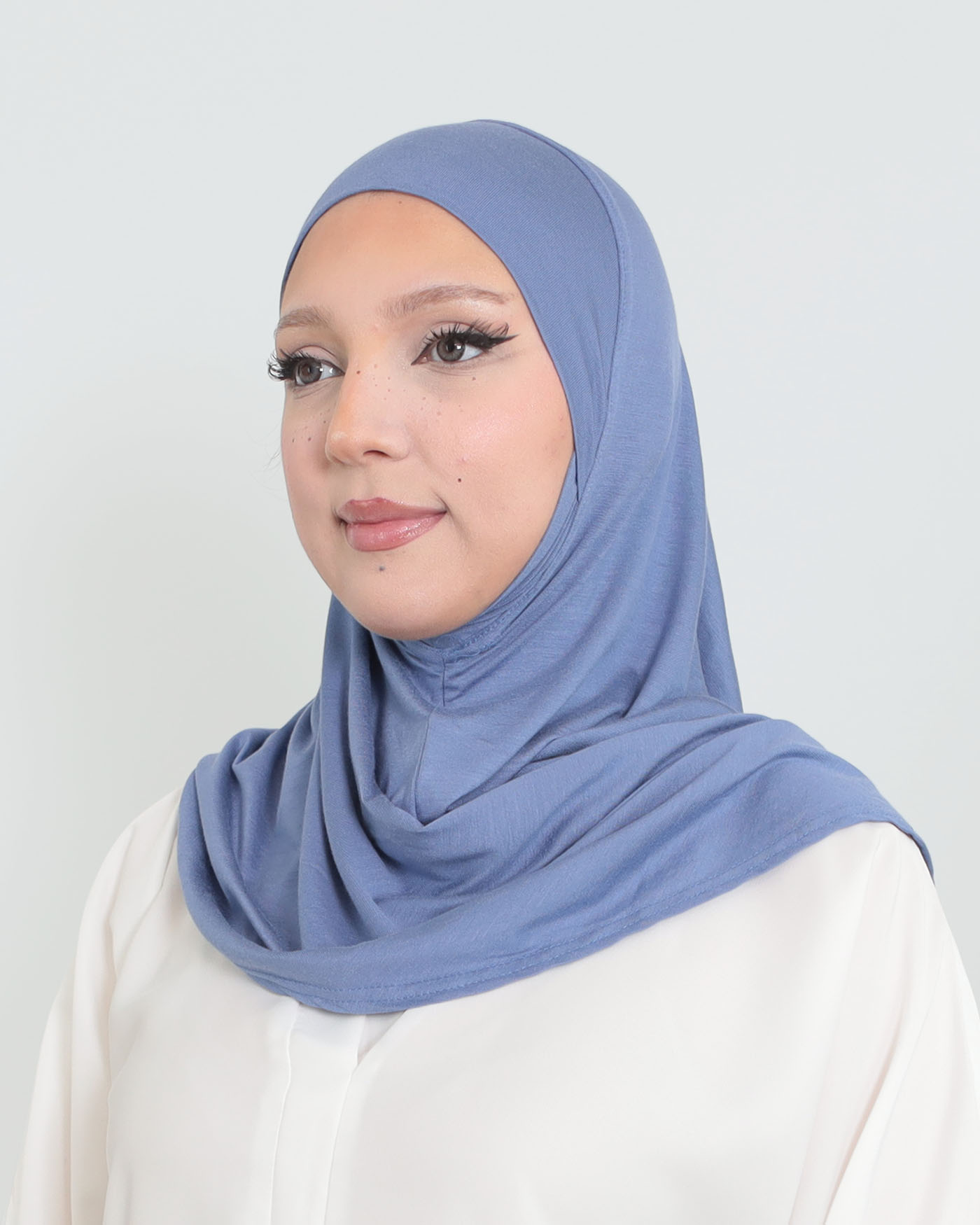 Hijab - Instant Square Jersey - Royal Blå