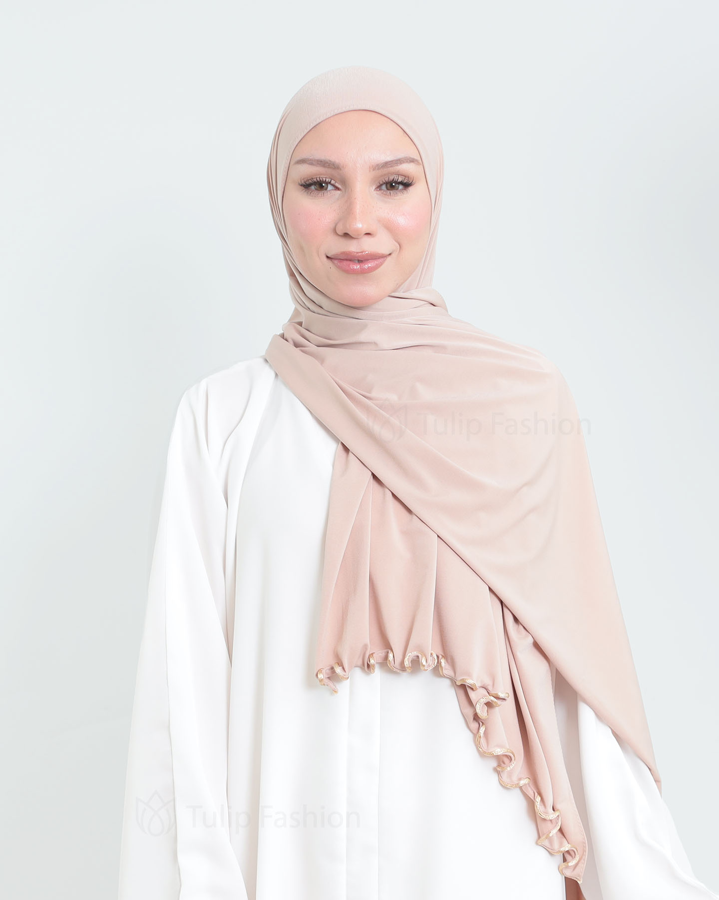 Hijab - Lycra - Brunt Socker